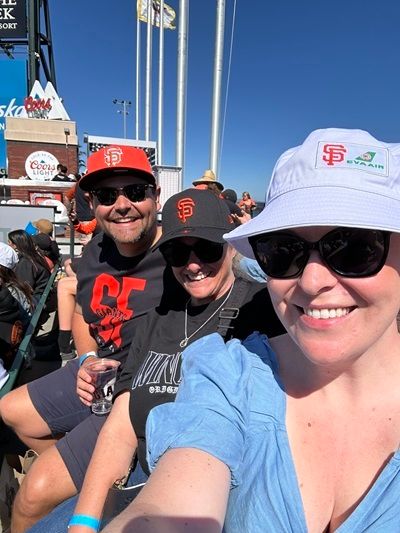 Giants Baseball Game, at Oracle Park.