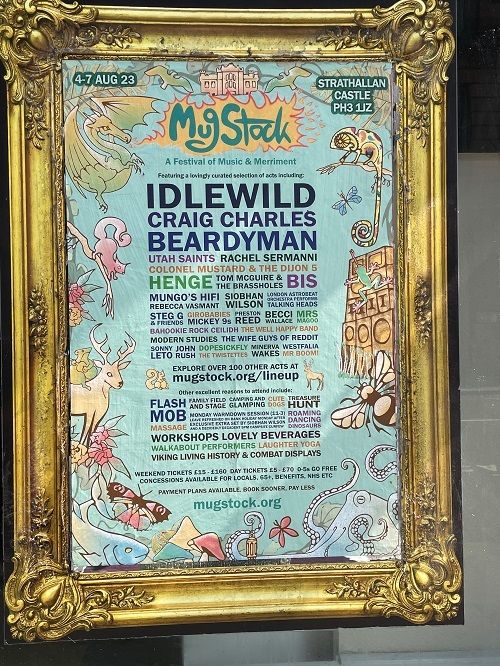 Glasgow Idlewild Music Festival Poster