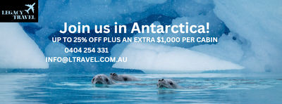 Join Legacy Travel in Antarctica!