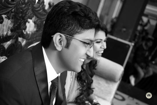 Candid joyful moment at a function