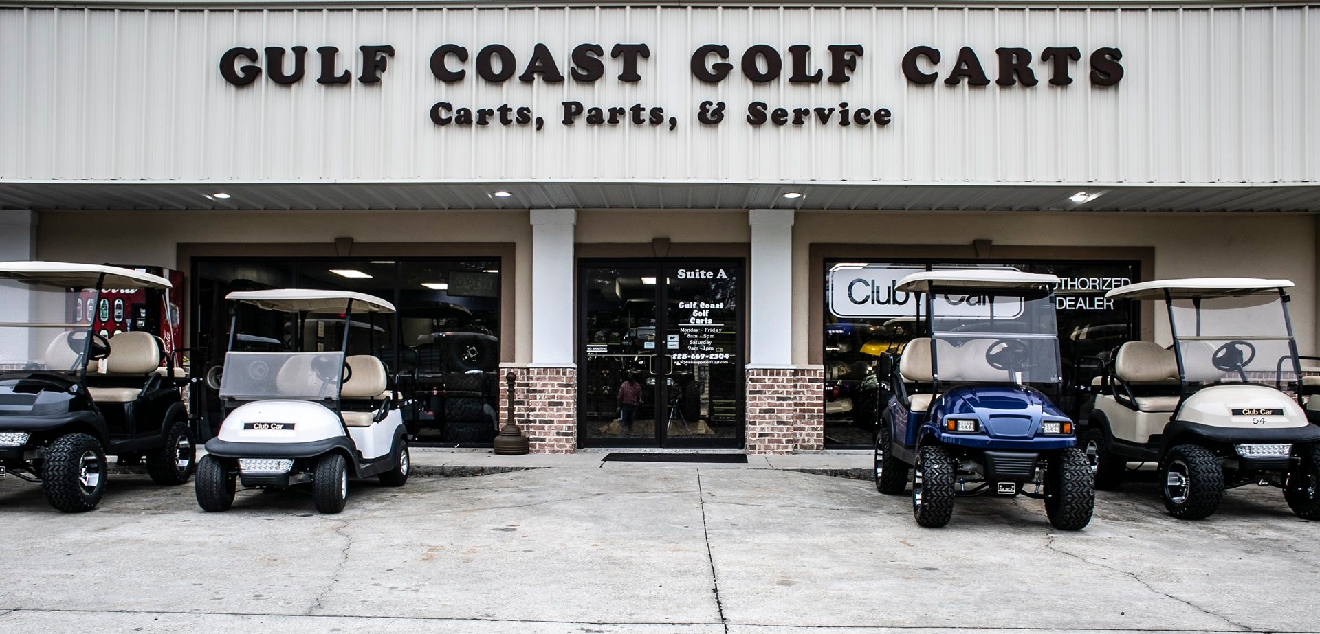 Gulf Coast Golf Carts store front