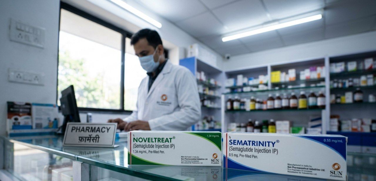 Sun Pharma’s GLP-1 Breakthrough: Affordable Weight-Loss and Diabetes Care Launches in India