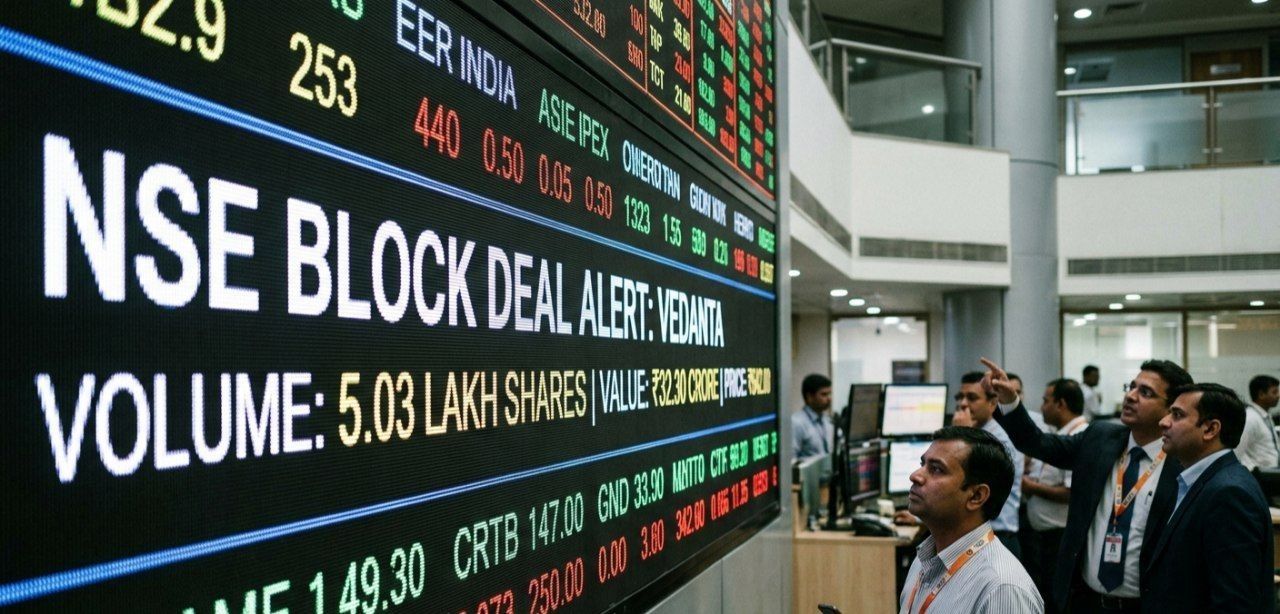 Vedanta Precision Strike: ₹32 Crore Block Deal Executed on NSE