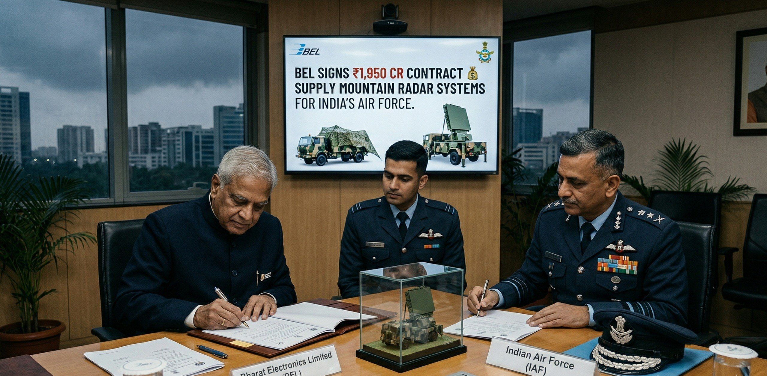 BEL Secures ₹1,950 Crore Contract for Indian Air Force Mountain Radars