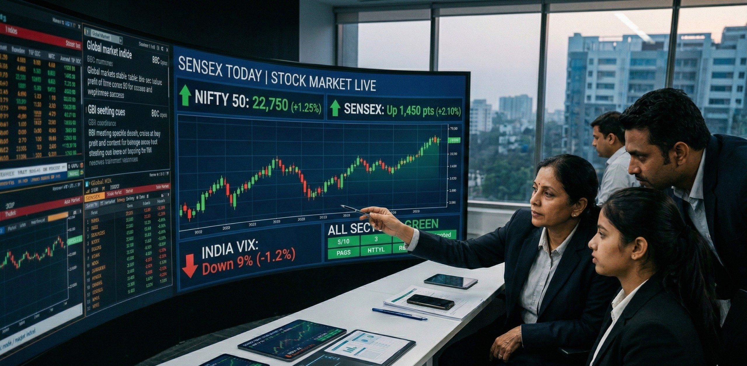 New Financial Year Starts with a Bang: Sensex Rockets 1,450 Points