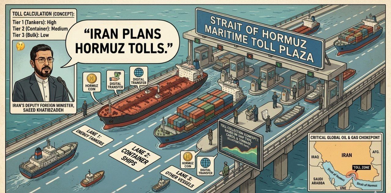 Gemini said Iran Moves to Weaponize Chokepoint: Proposes Formal Tolls for Strait of Hormuz