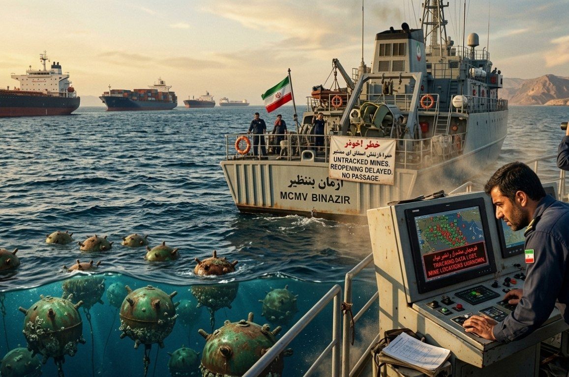 The "Mine Trap" Crisis: Iran Admits Losing Track of Explosives in Strait of Hormuz