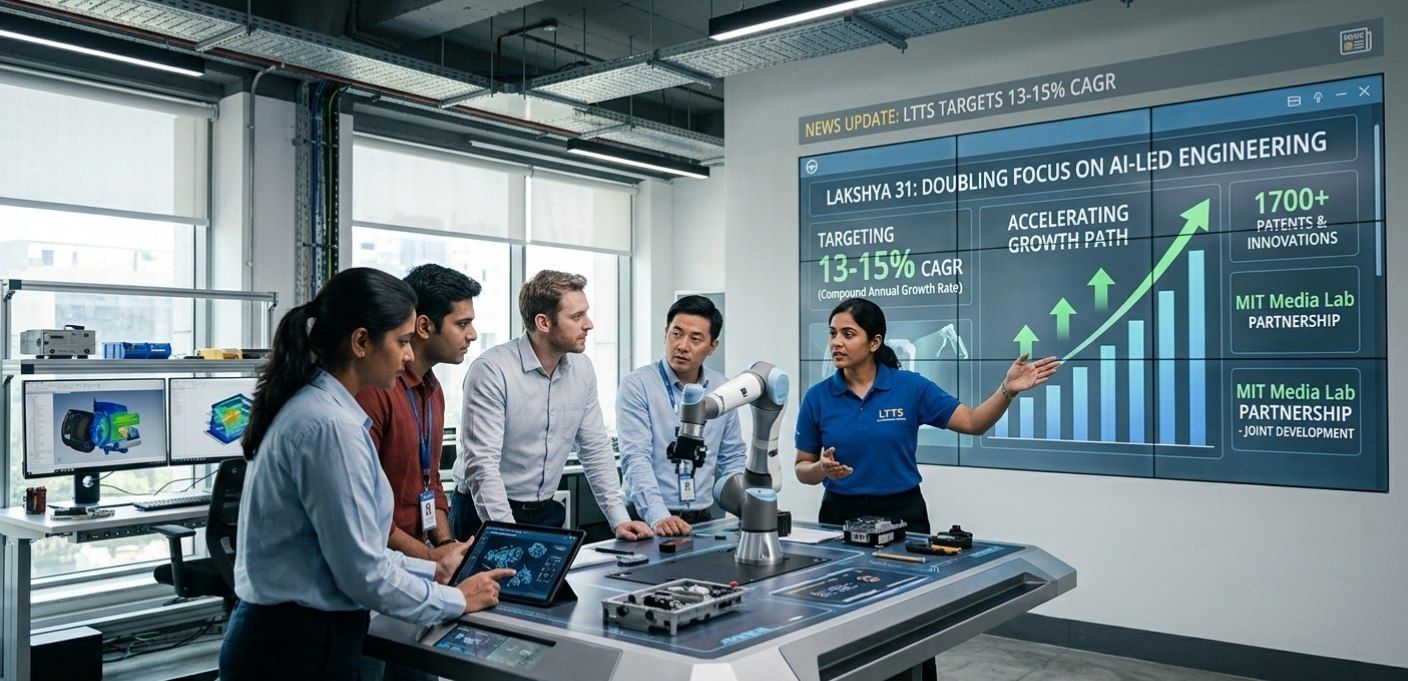 Engineering Intelligence: LTTS Targets 15% CAGR Under 'Lakshya 31' AI Pivot