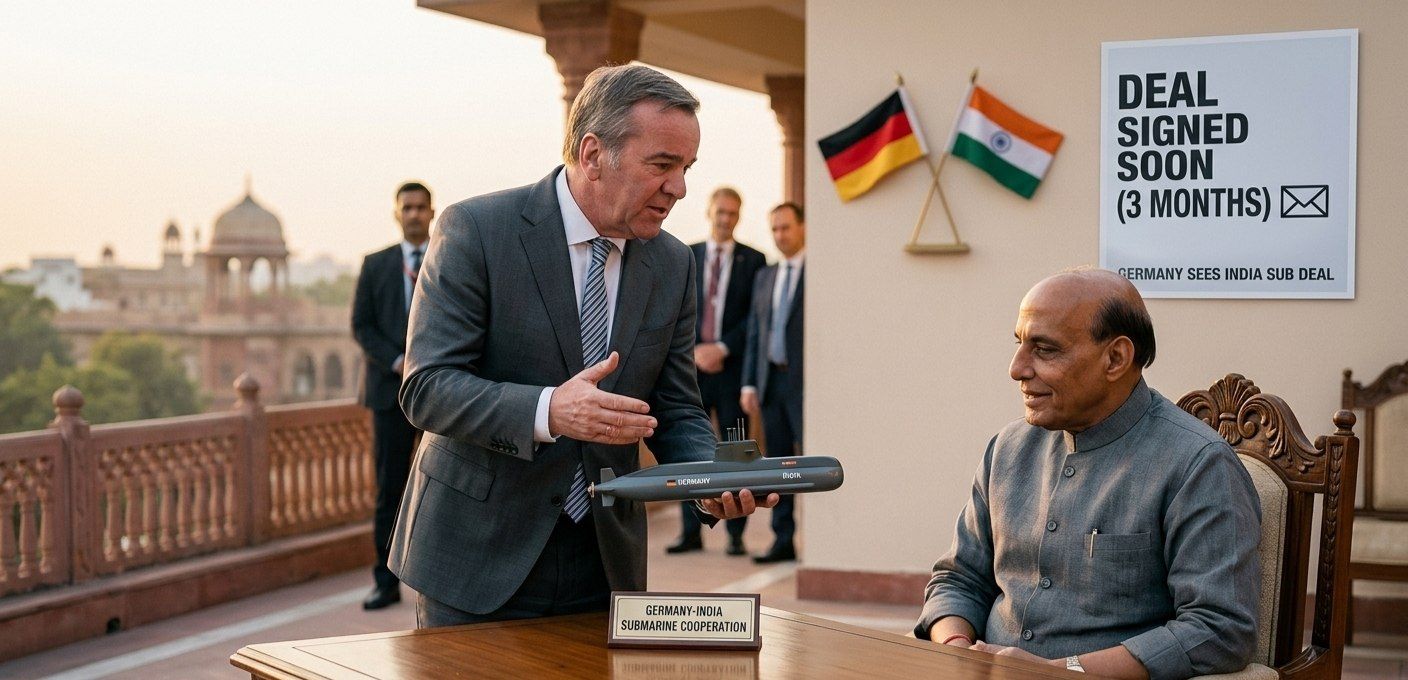 Deep-Sea Diplomacy: Germany and India Move to Finalize $8 Billion Submarine Deal