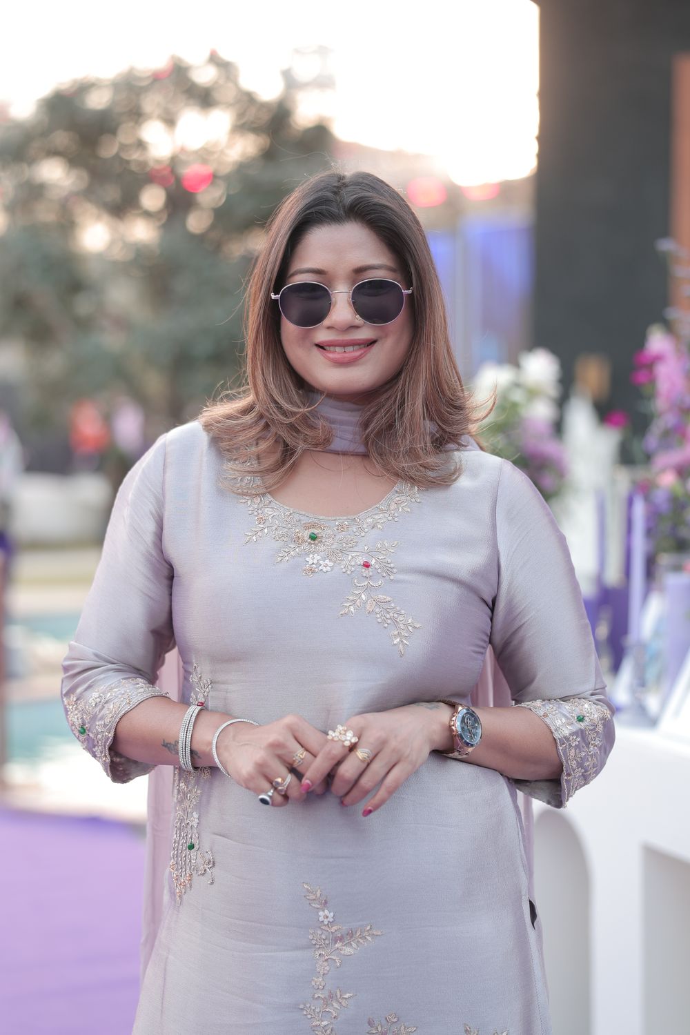 Monica Singh at a corporate event in Ahmedabad