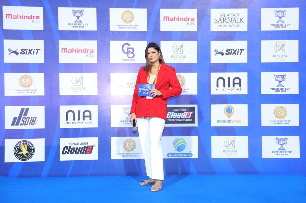 Monica Singh hosting the President Cup India tournament