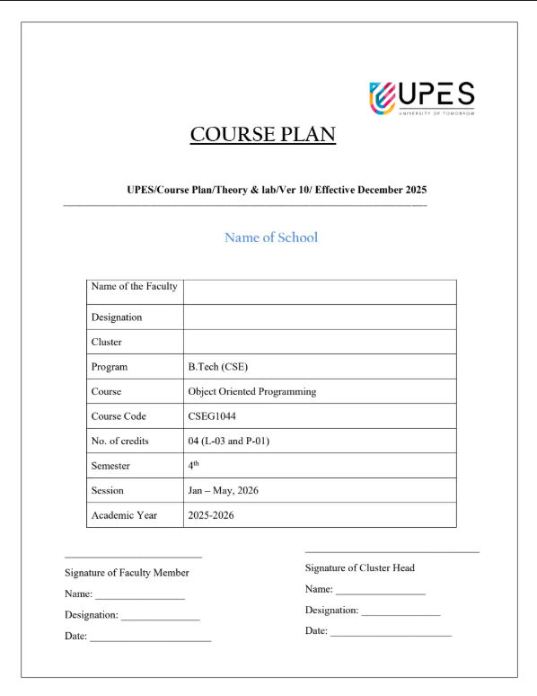 Course Content theory