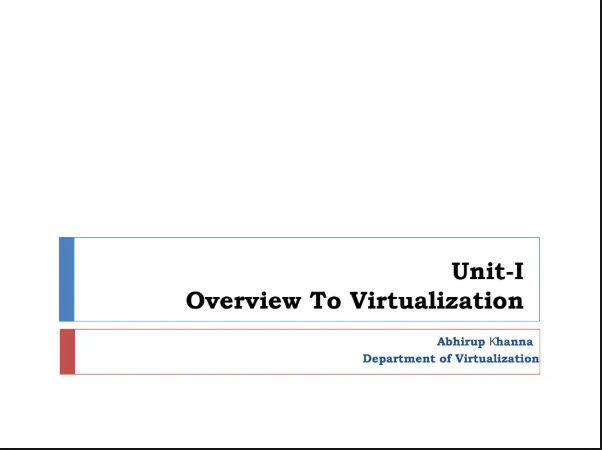 Course Content theory