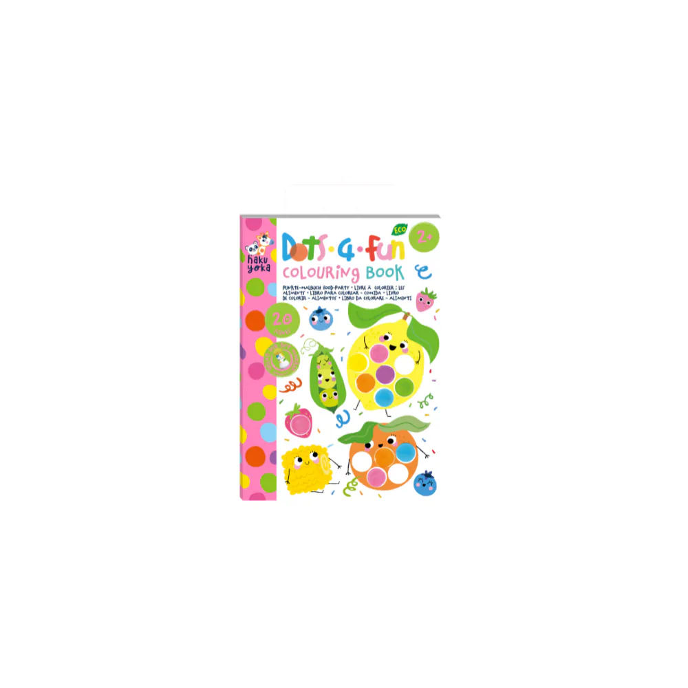 【德國 Haku Yoka】童趣點點筆著色本|幼兒著色本推薦|在家放電創作