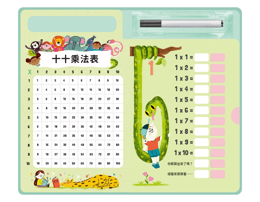 So easy！乘法表真好玩
