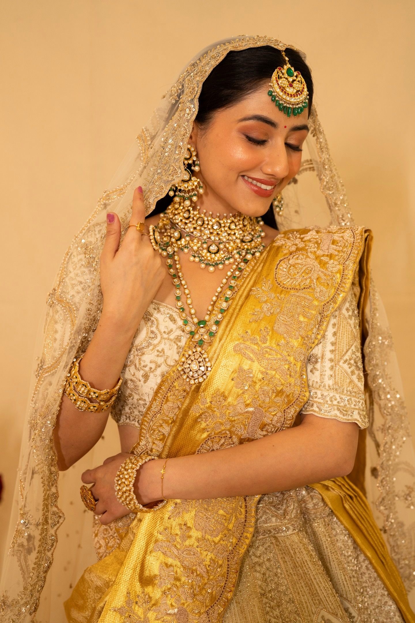 Heritage Velvet Zardozi Ensemble