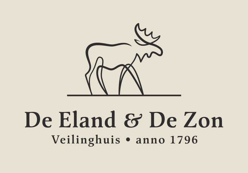 Logo De Eland & De Zon — Veilinghuis, anno 1796