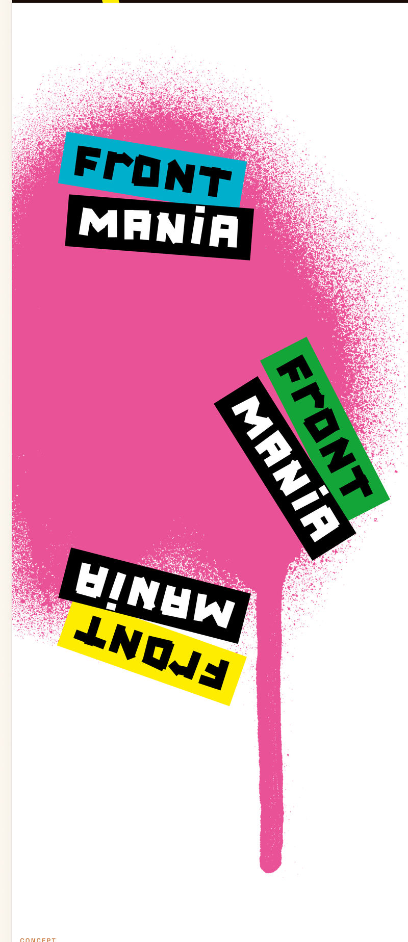Frontmania tape-logo's