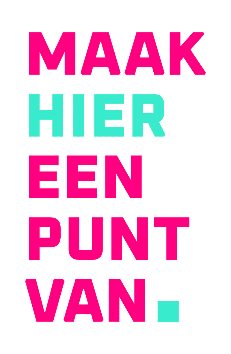 Maak Hier Een Punt Van, logo