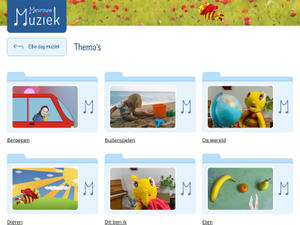 Webapplicatie van Mevrouw Muziek