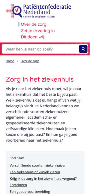 Mobiele weergave
