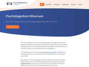 Website Psychologenhuis Hilversum