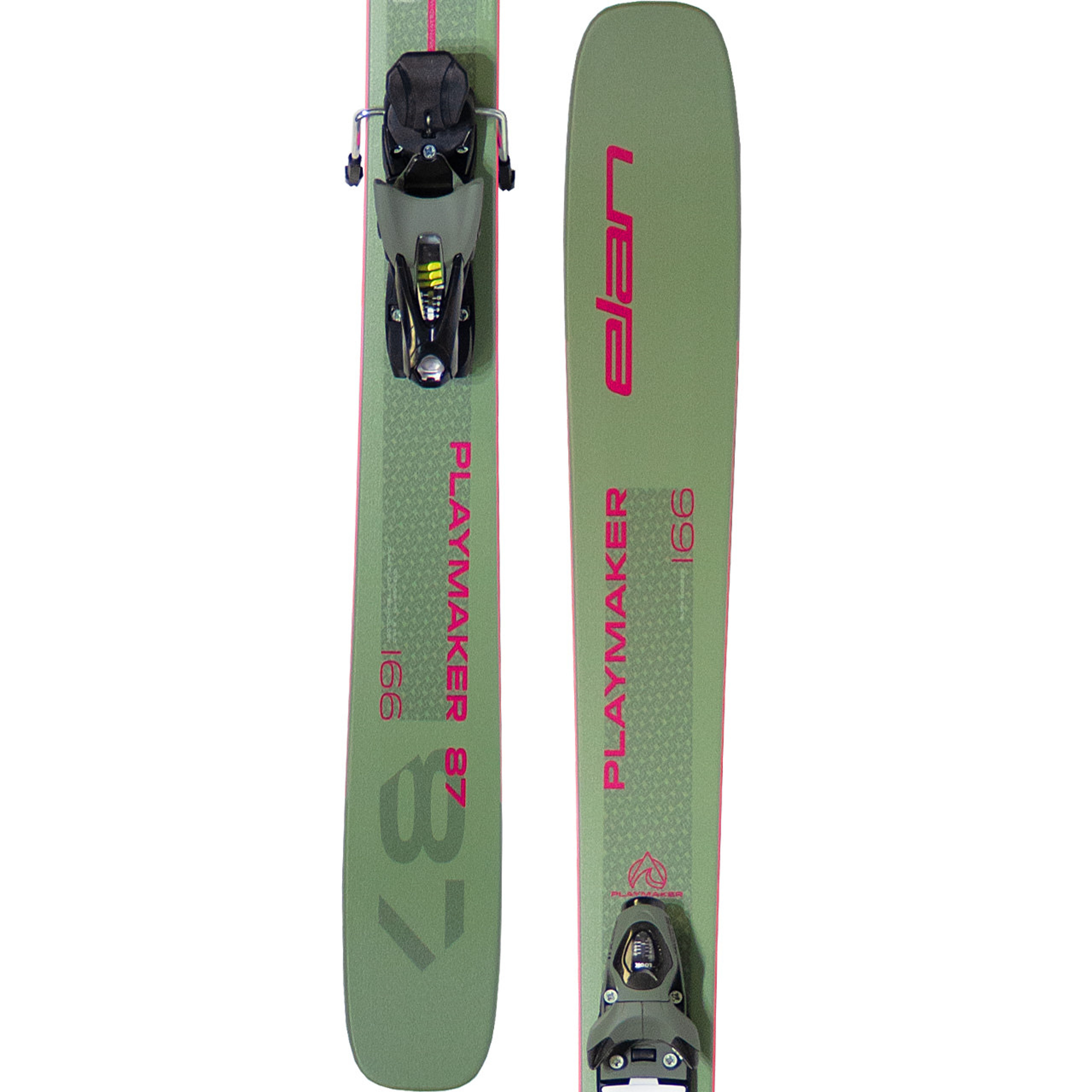 Горные лыжи Elan Playmaker 87 SET incl. Look SPX 11 Khaki, чёрный