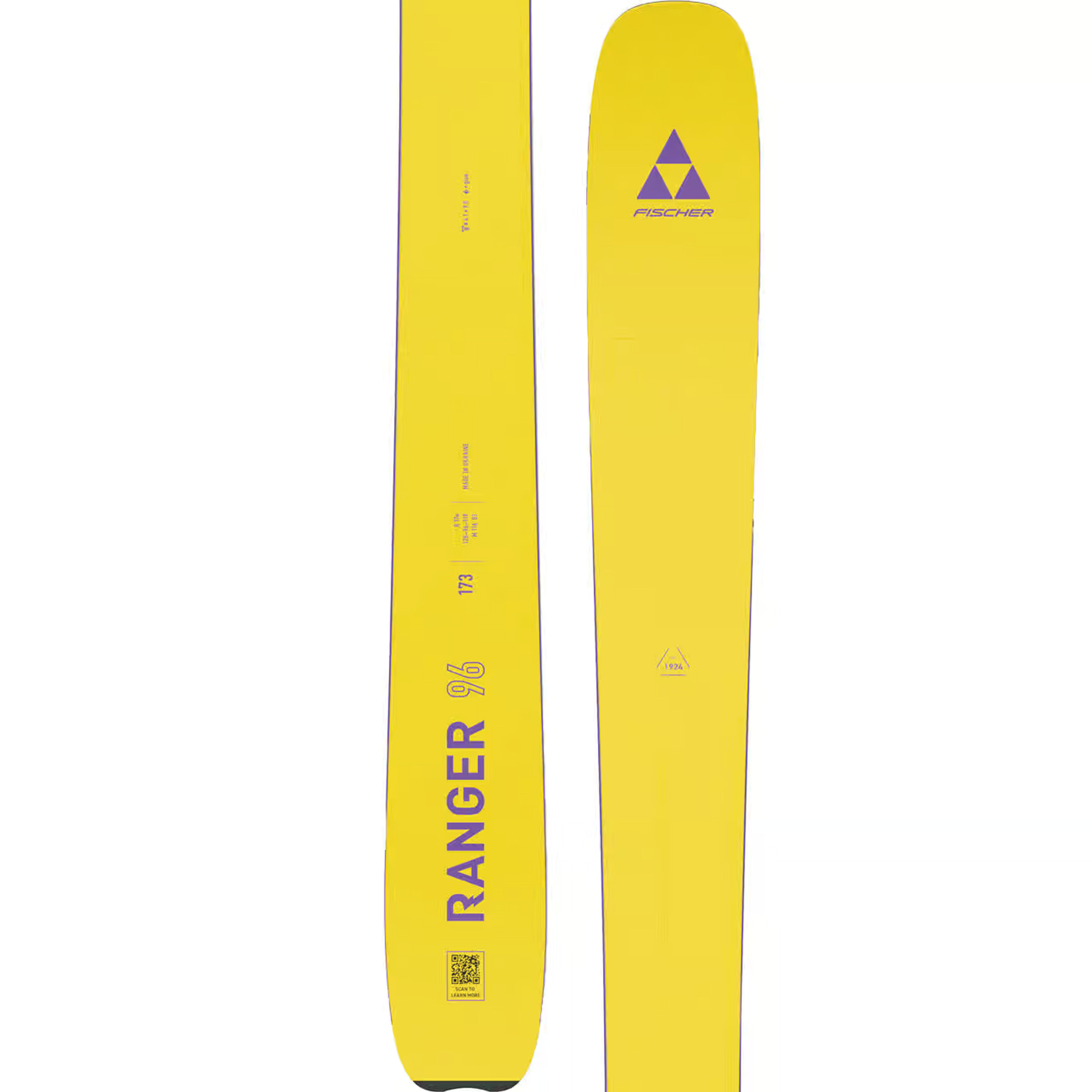 Горные лыжи Fischer Ranger 96, жёлтый