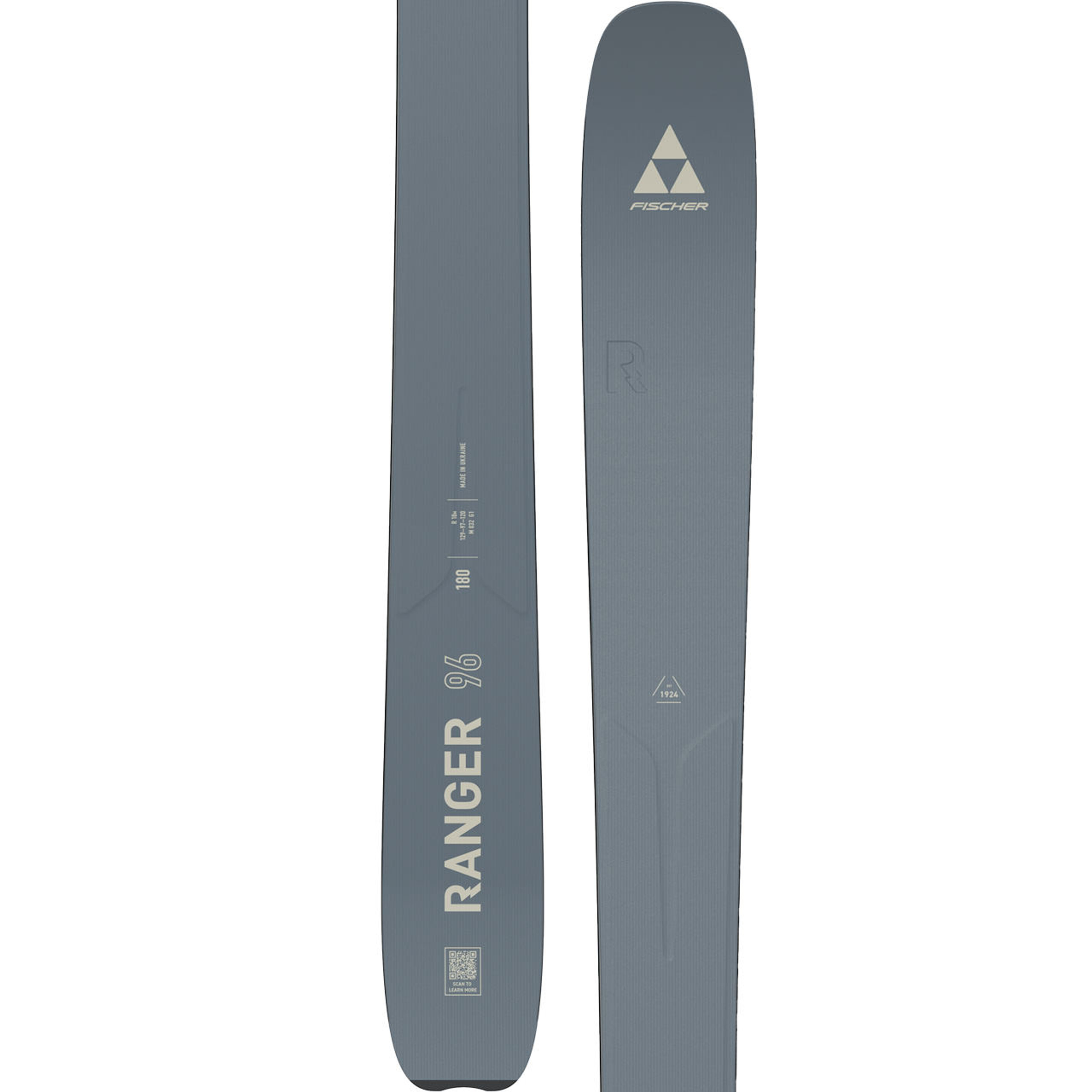 Горные лыжи Fischer Ranger 96, серый