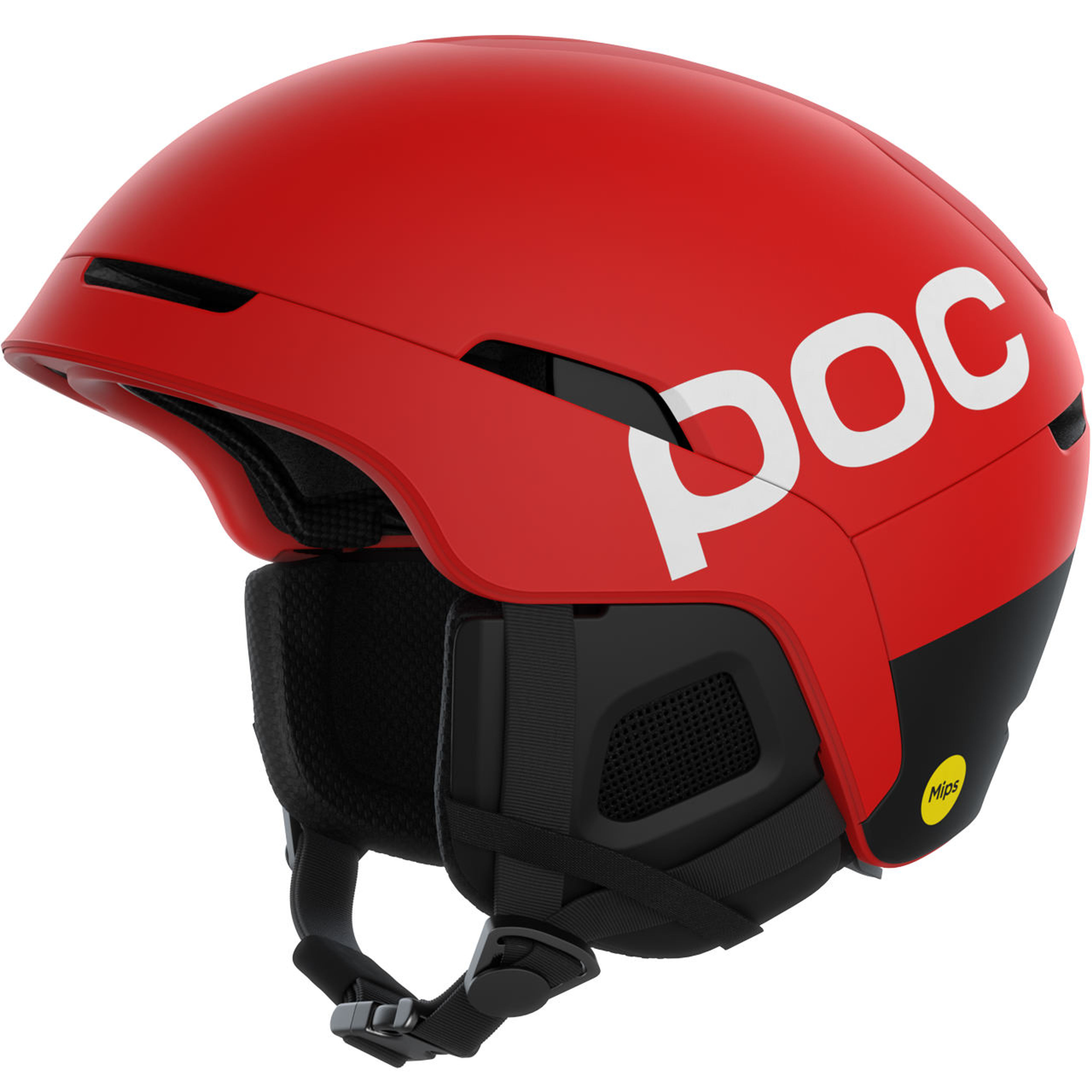 Шлем POC Obex BC Mips prismane, красный, матовый