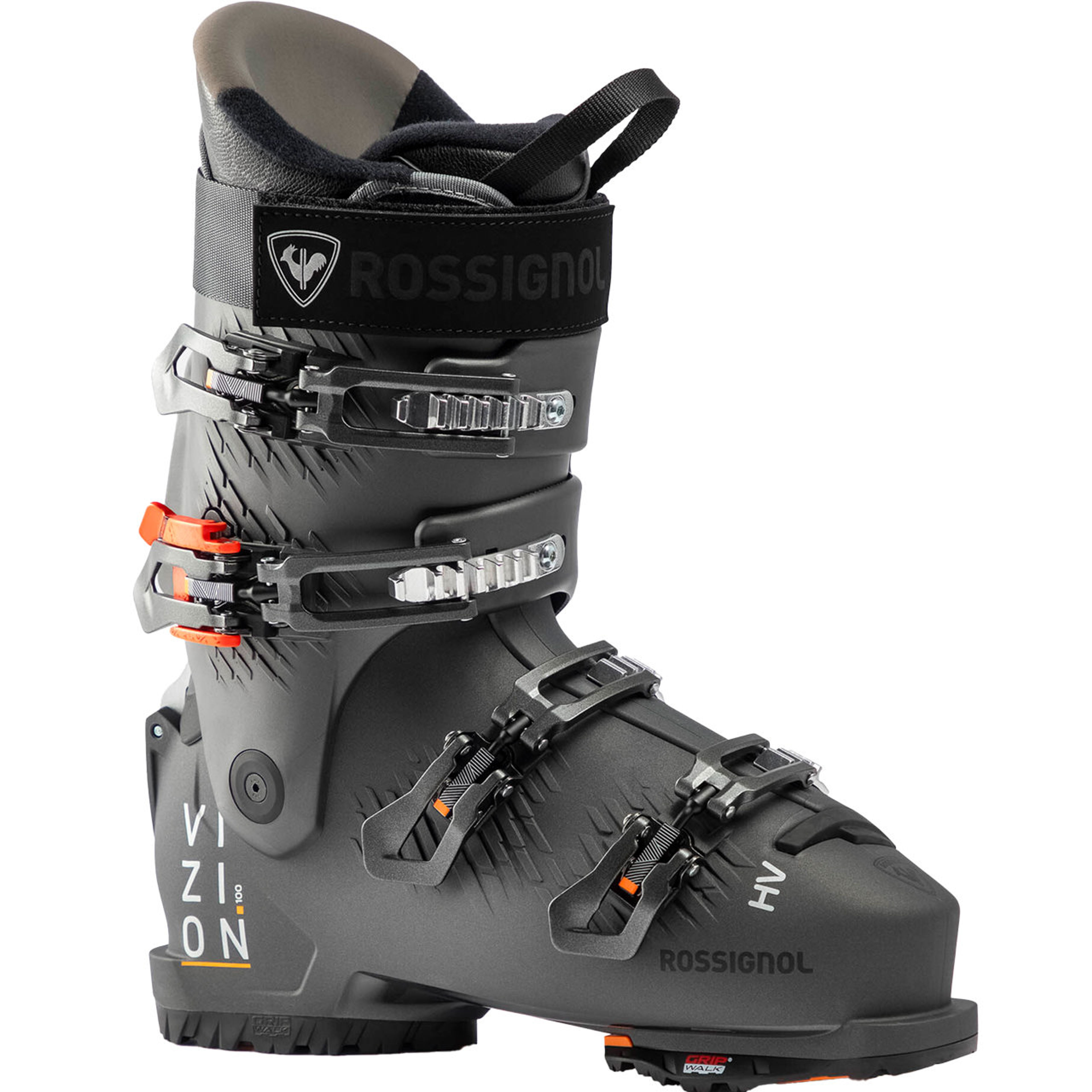 Горнолыжные ботинки Rossignol Vizion 4B 100 HV GW metal, серый