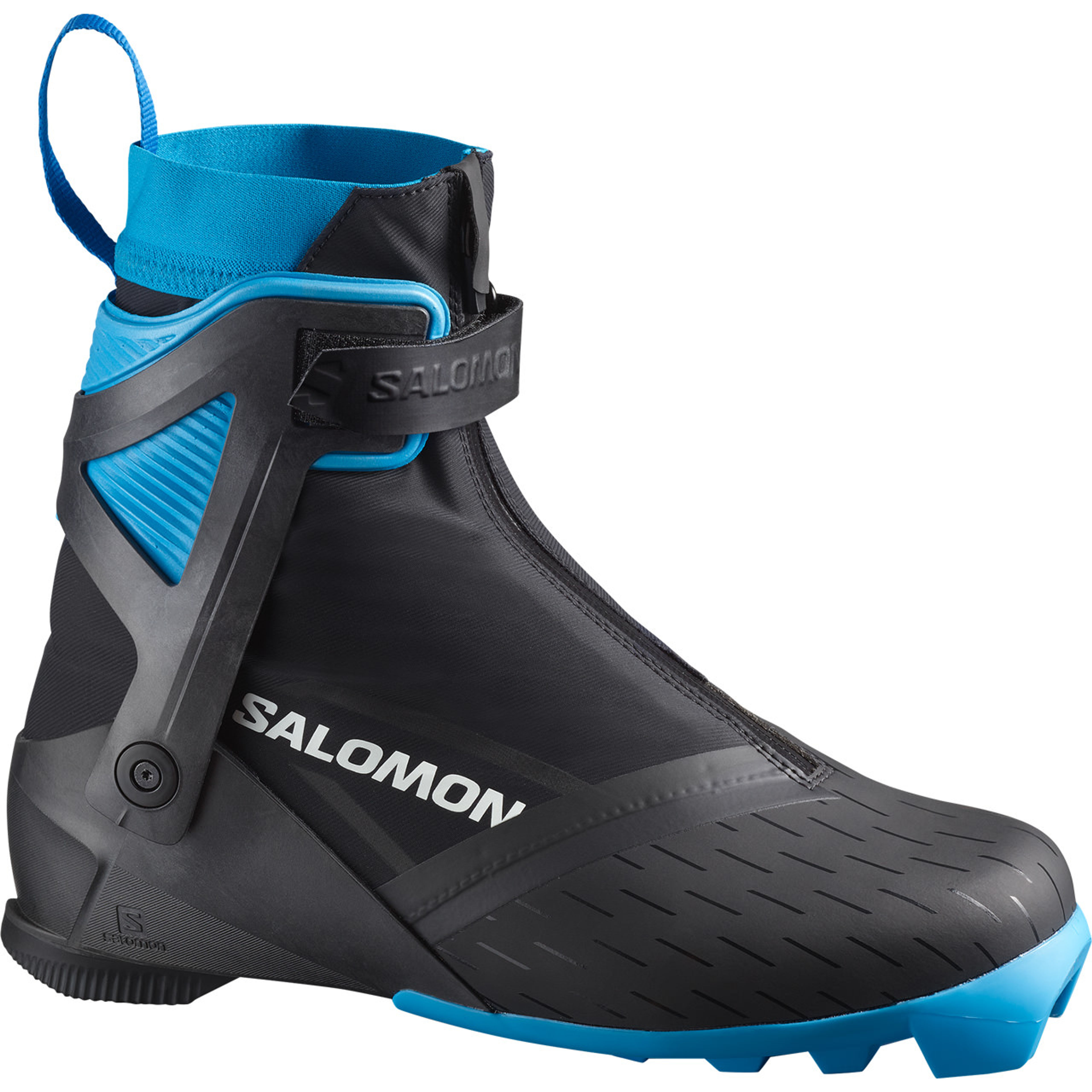 Горнолыжные ботинки Salomon S Max Skate MV process -X, чёрный, синий