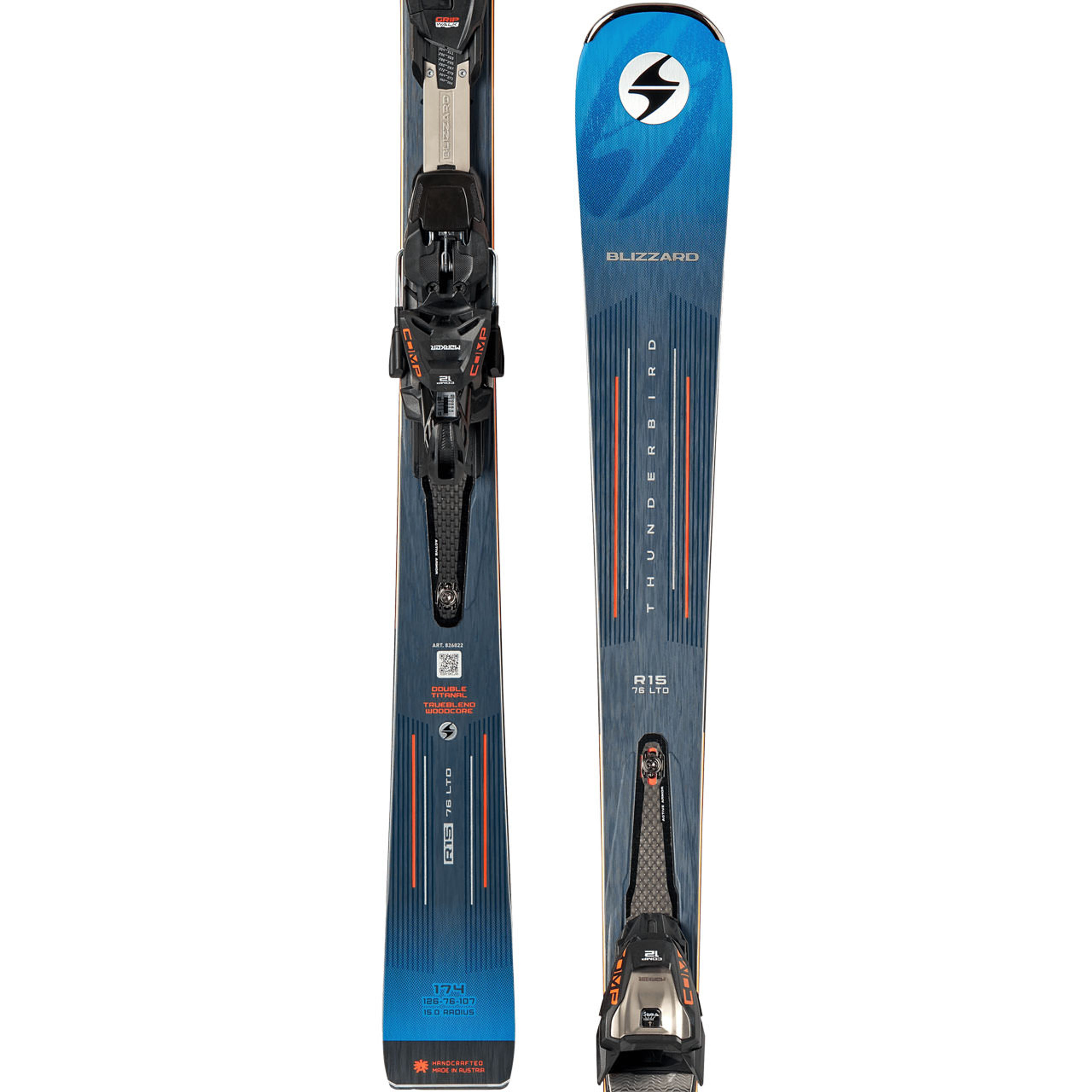 Горные лыжи Blizzard Thunderbird R15 76 LTD FDT