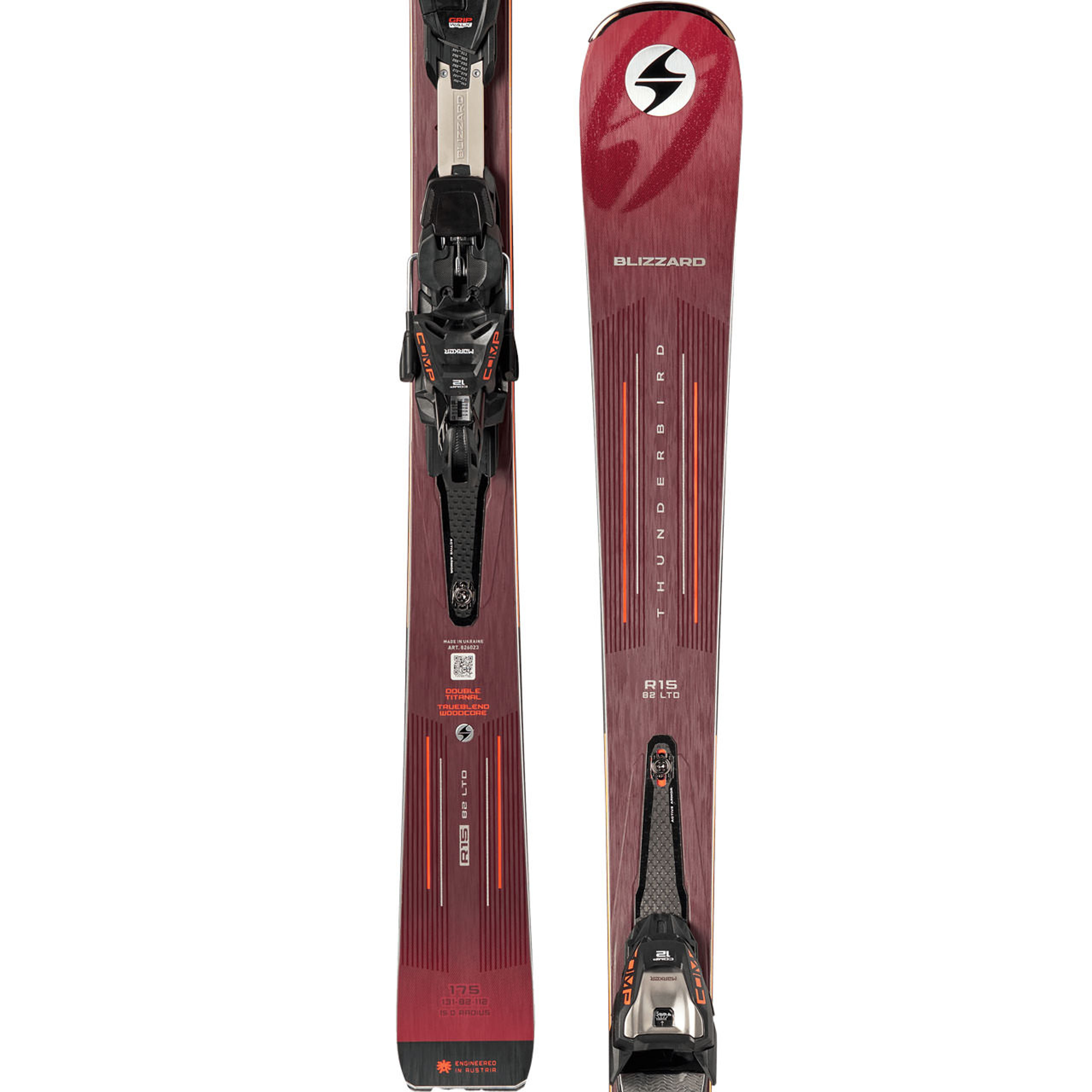 Горные лыжи Blizzard Thunderbird R15 82 LTD FDT