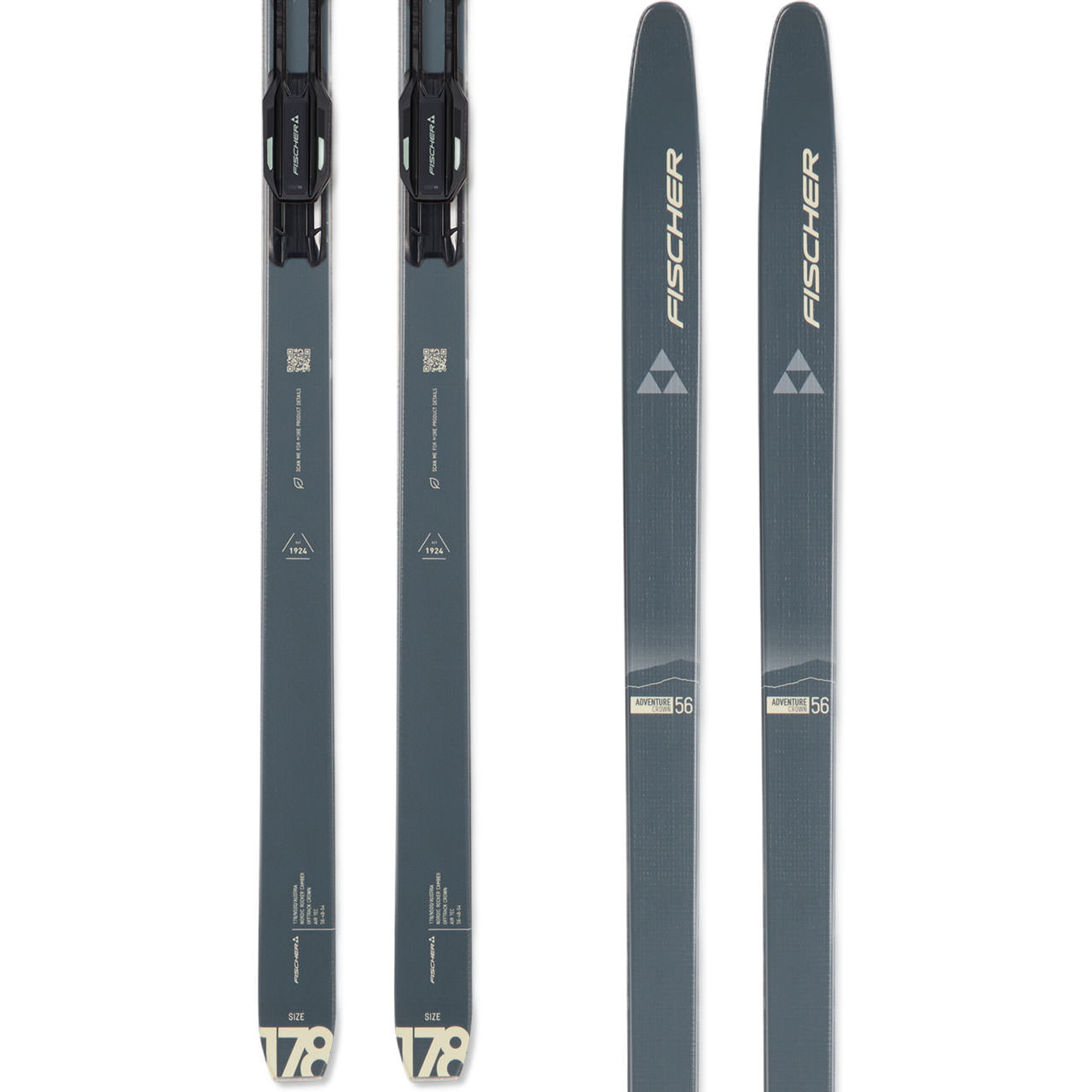 Горные лыжи Fischer ADVENTURE 56 CROWN XTRALITE SET