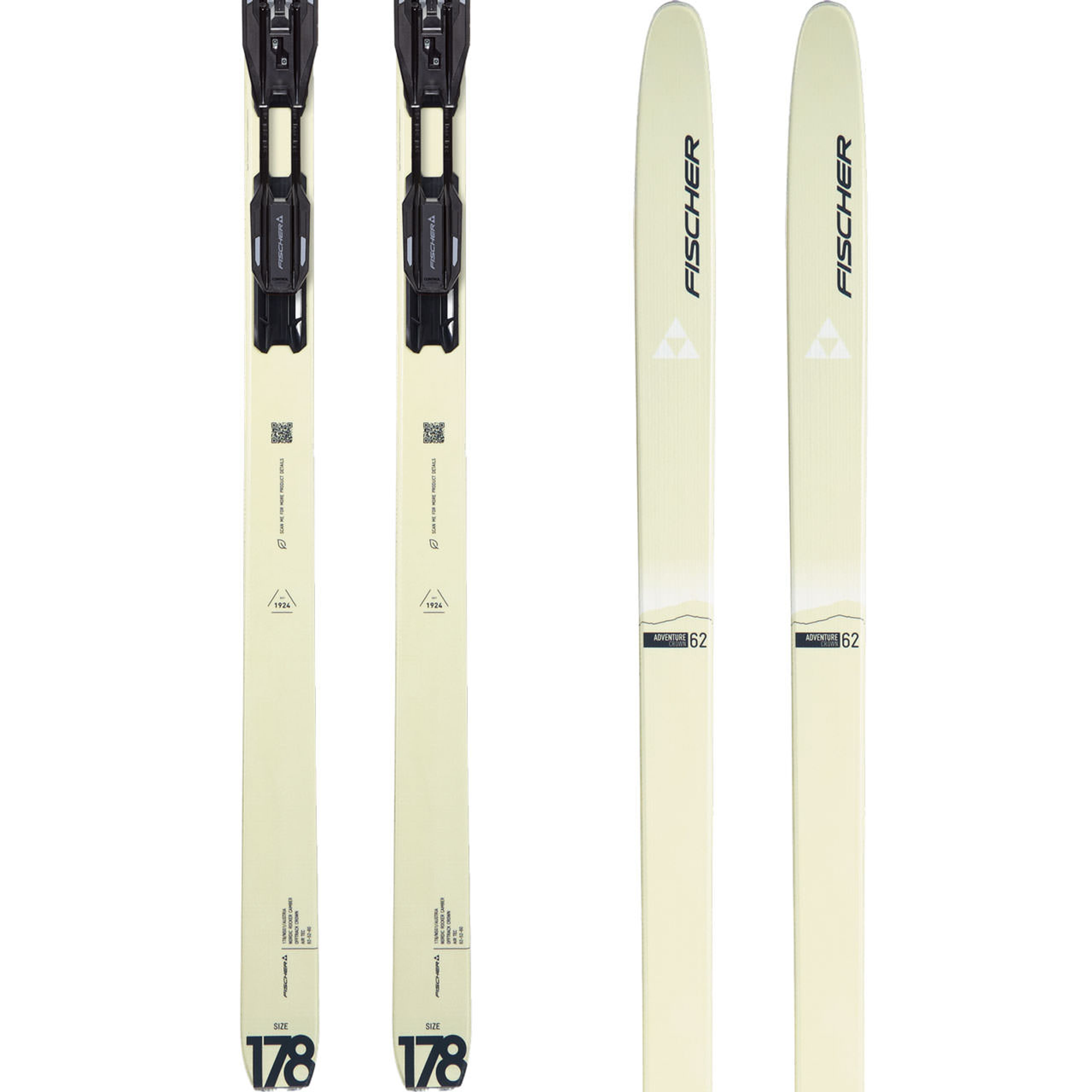 Горные лыжи Fischer ADVENTURE 62 CROWN XTRALITE Mounted SET