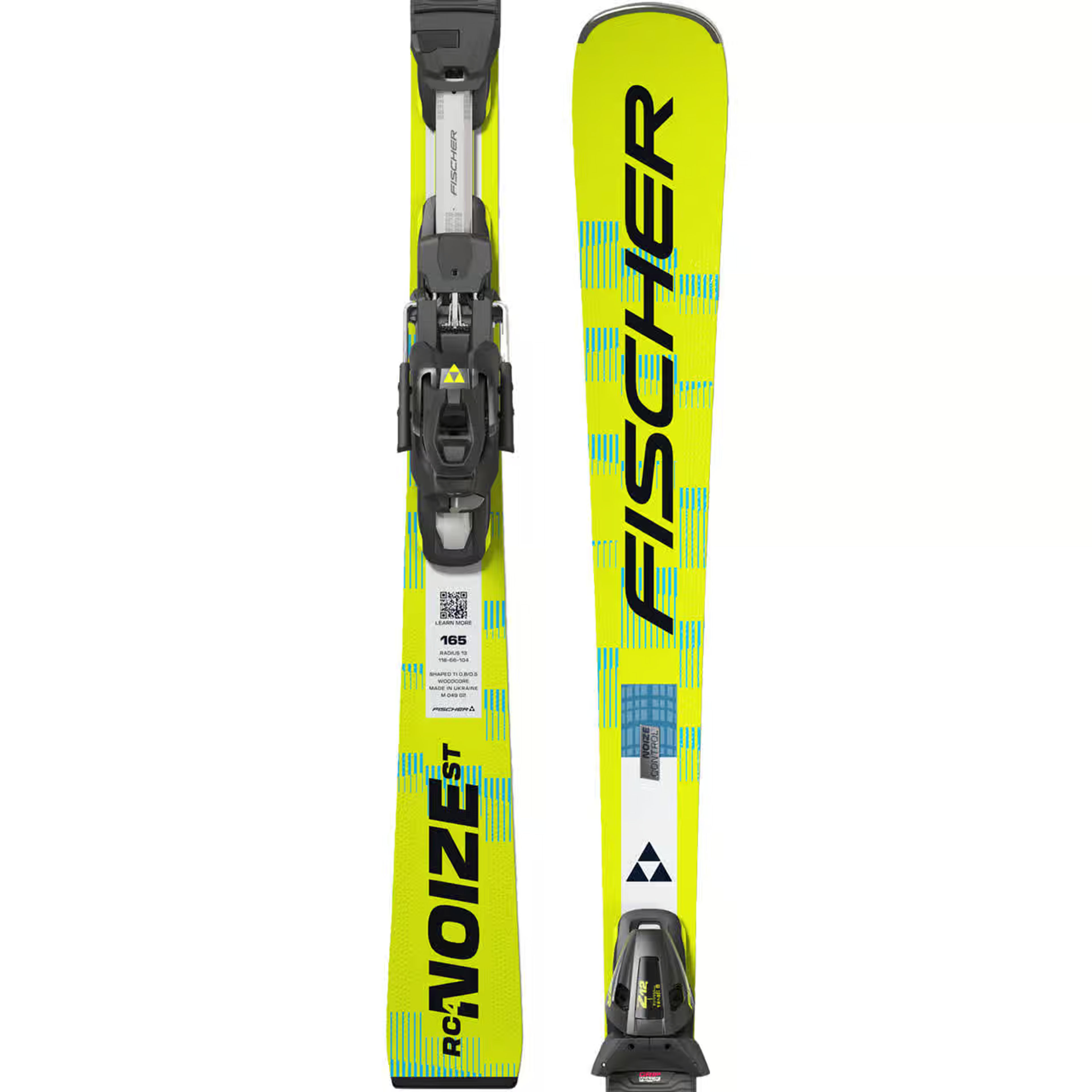 Горные лыжи Fischer RC4 NOIZE ST Superflex, жёлтый