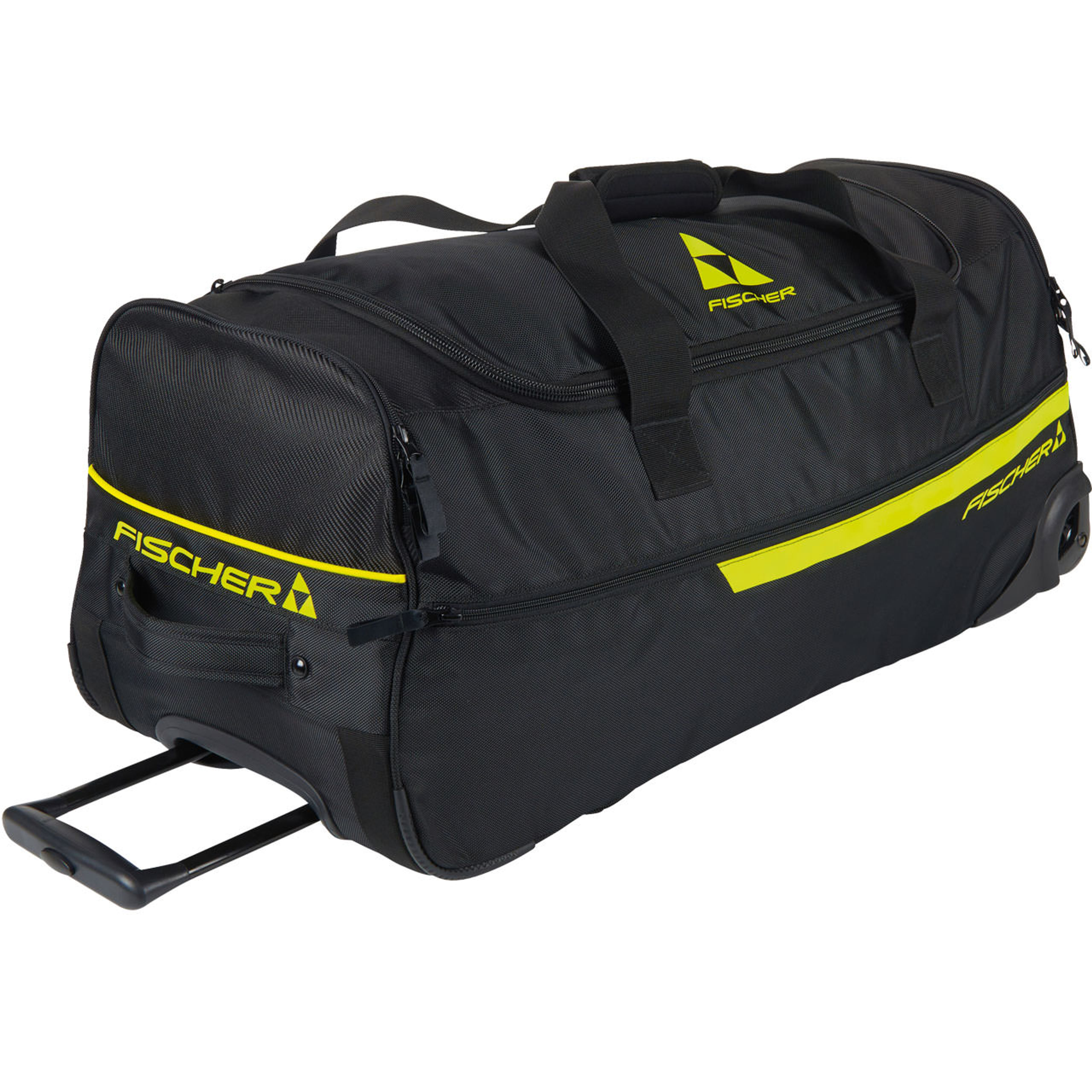 Сумка Fischer Team Sportduffel 100L, чёрный, жёлтый
