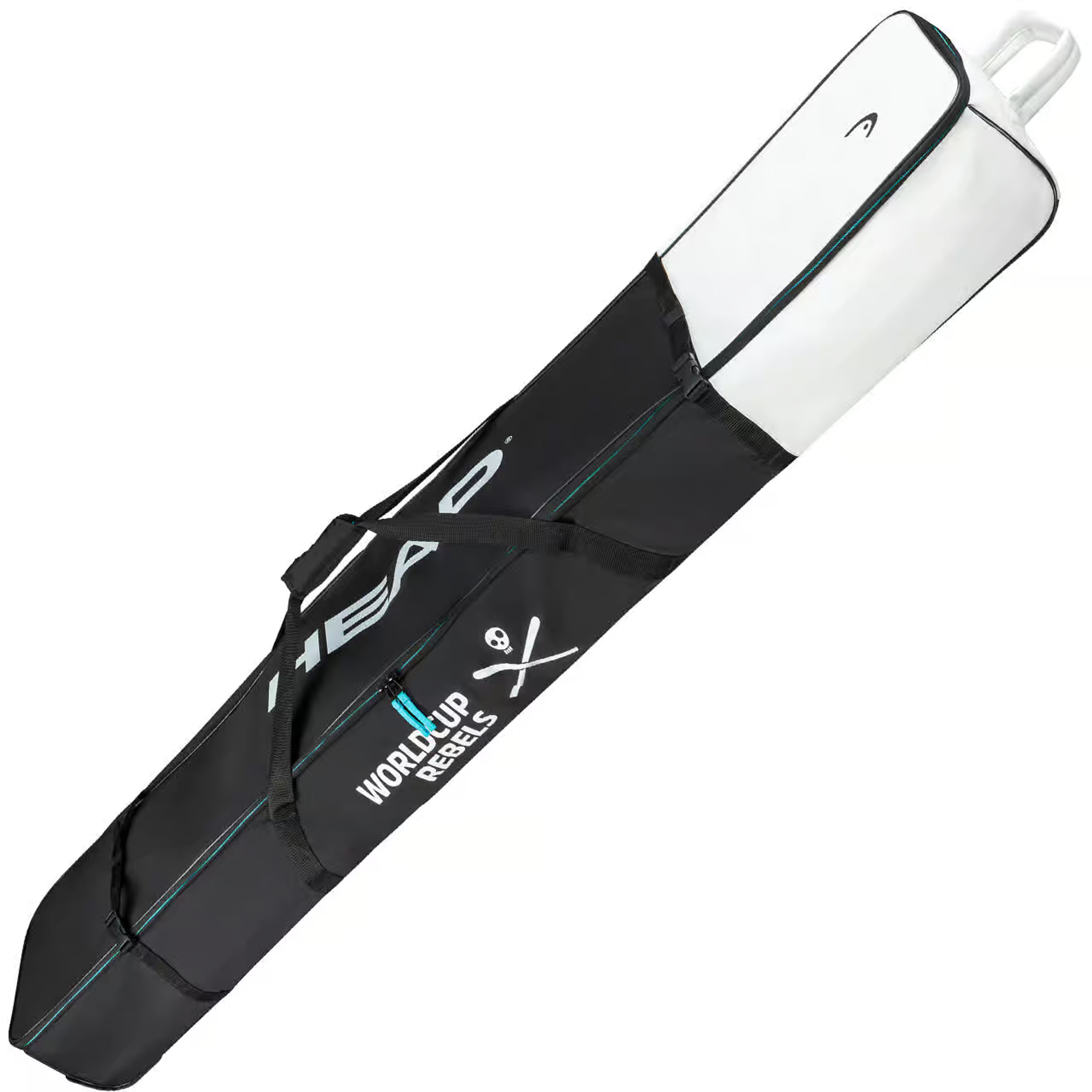 Сумка Head Rebels Double Skibag 203 cm speed, чёрный, белый