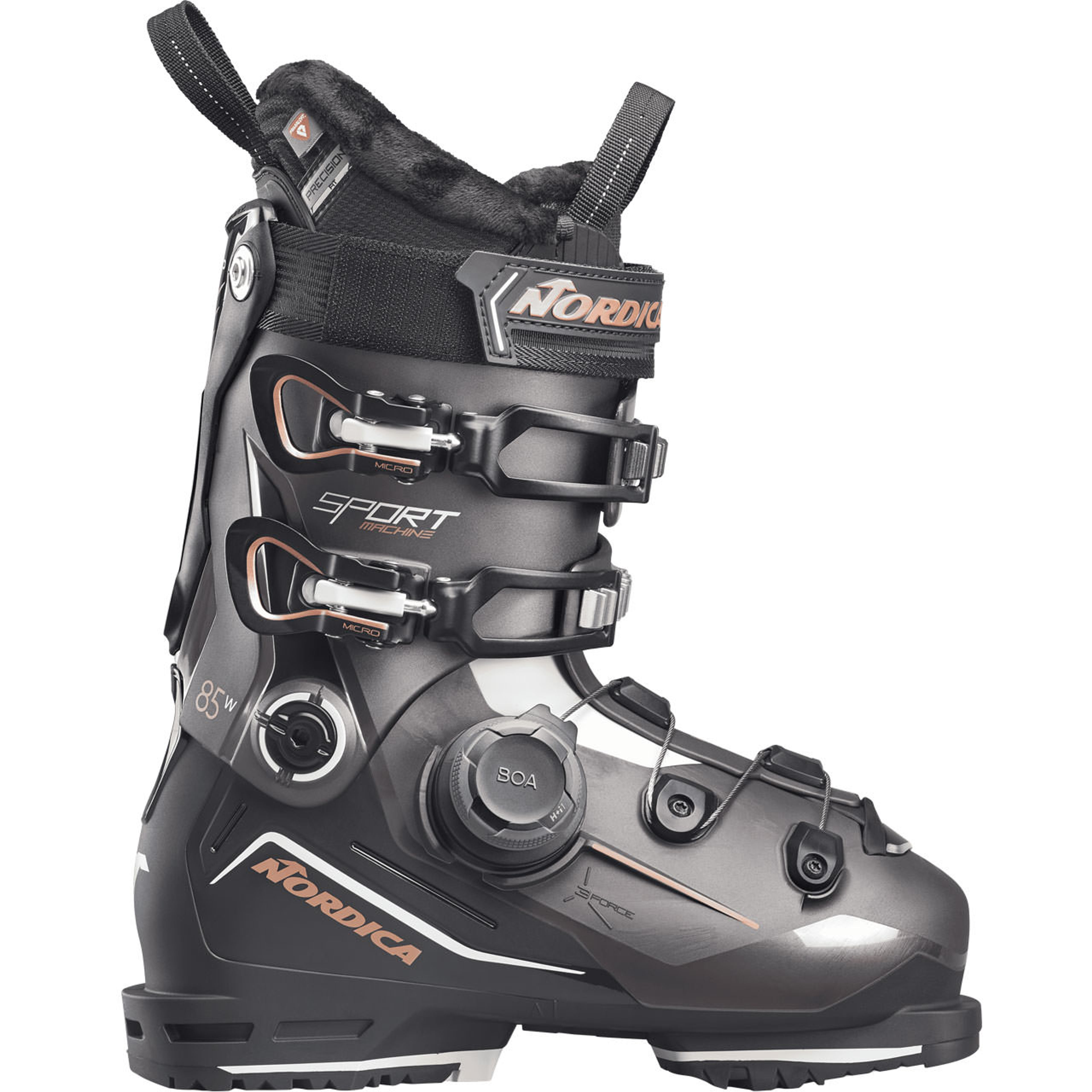 Горнолыжные ботинки Nordica Sportmachine 3 85 W BOA rose, бронзовый, чёрный