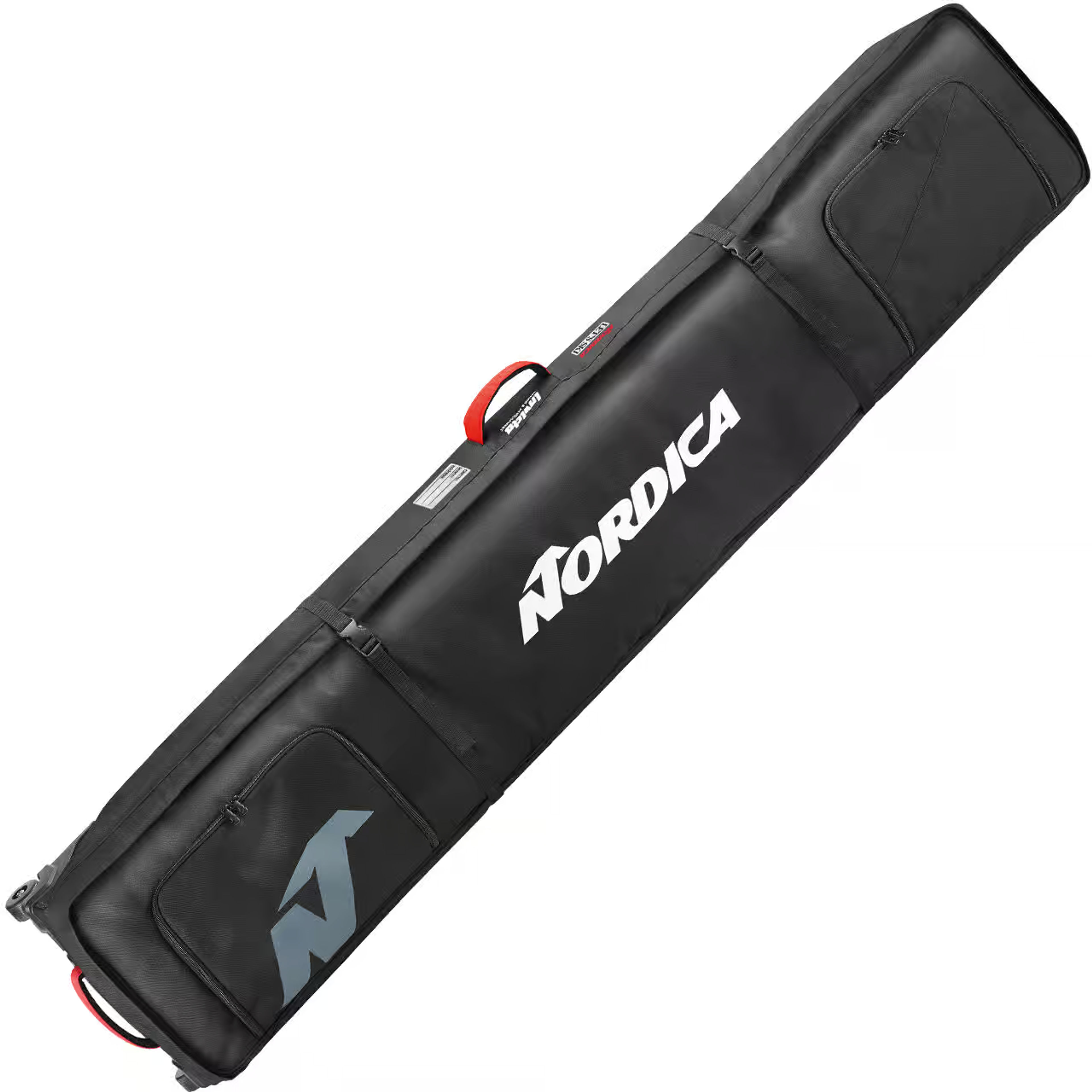 Сумка Nordica Double Roller Ski Bag 200 cm, чёрный, белый