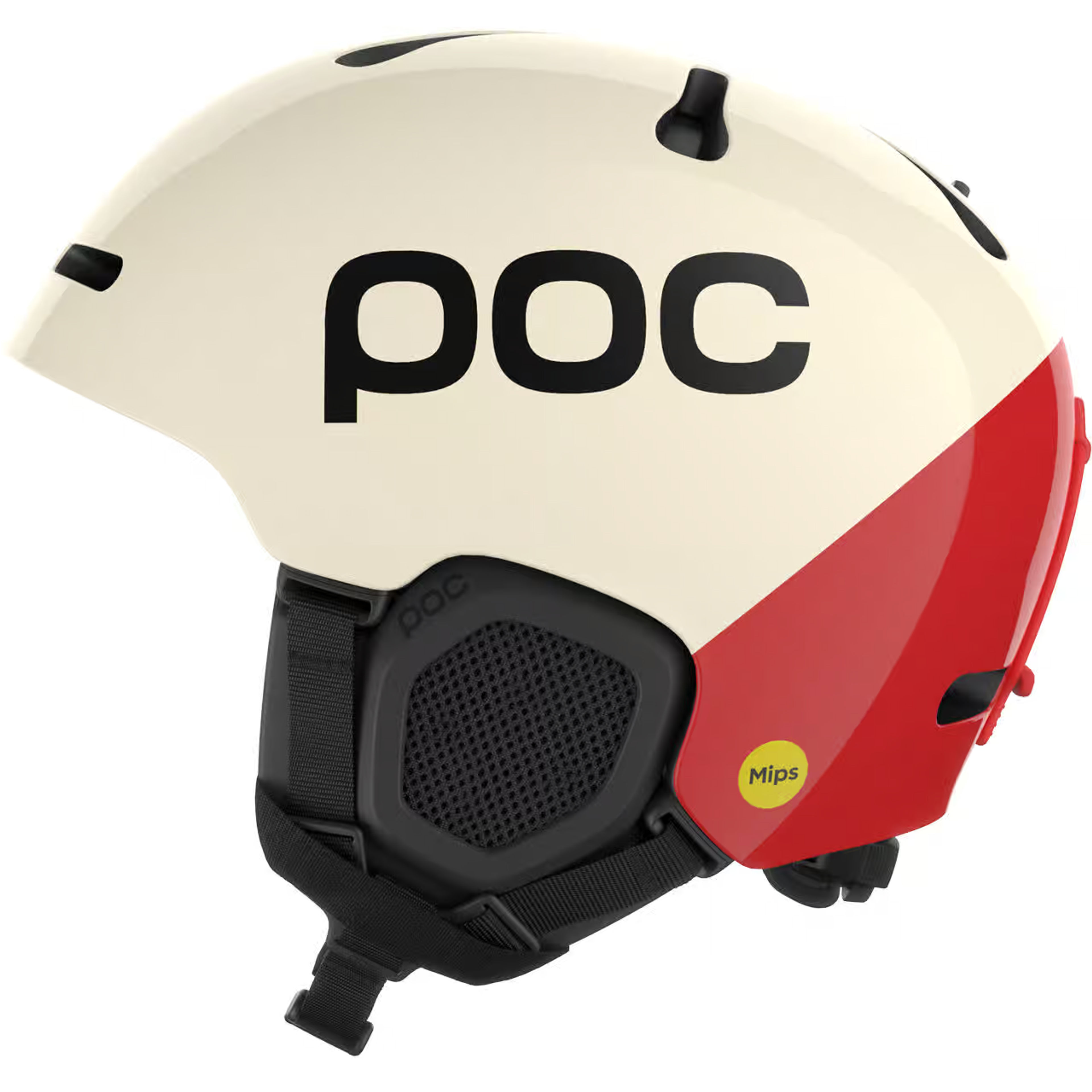 Шлем POC Fornix BC Mips rouge blanc