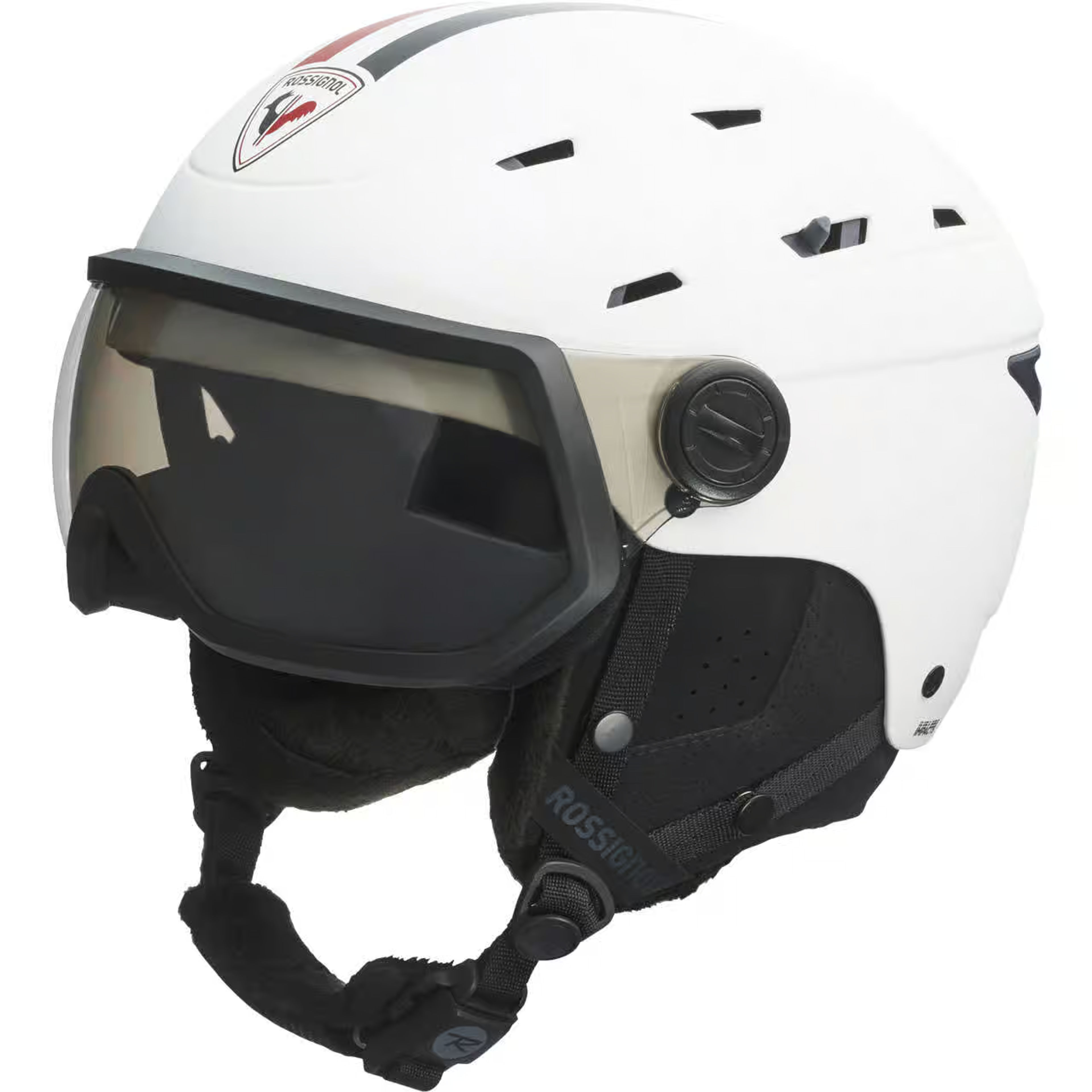 Шлем Rossignol Allspeed Visor Impacts Photochromic STRATO, белый