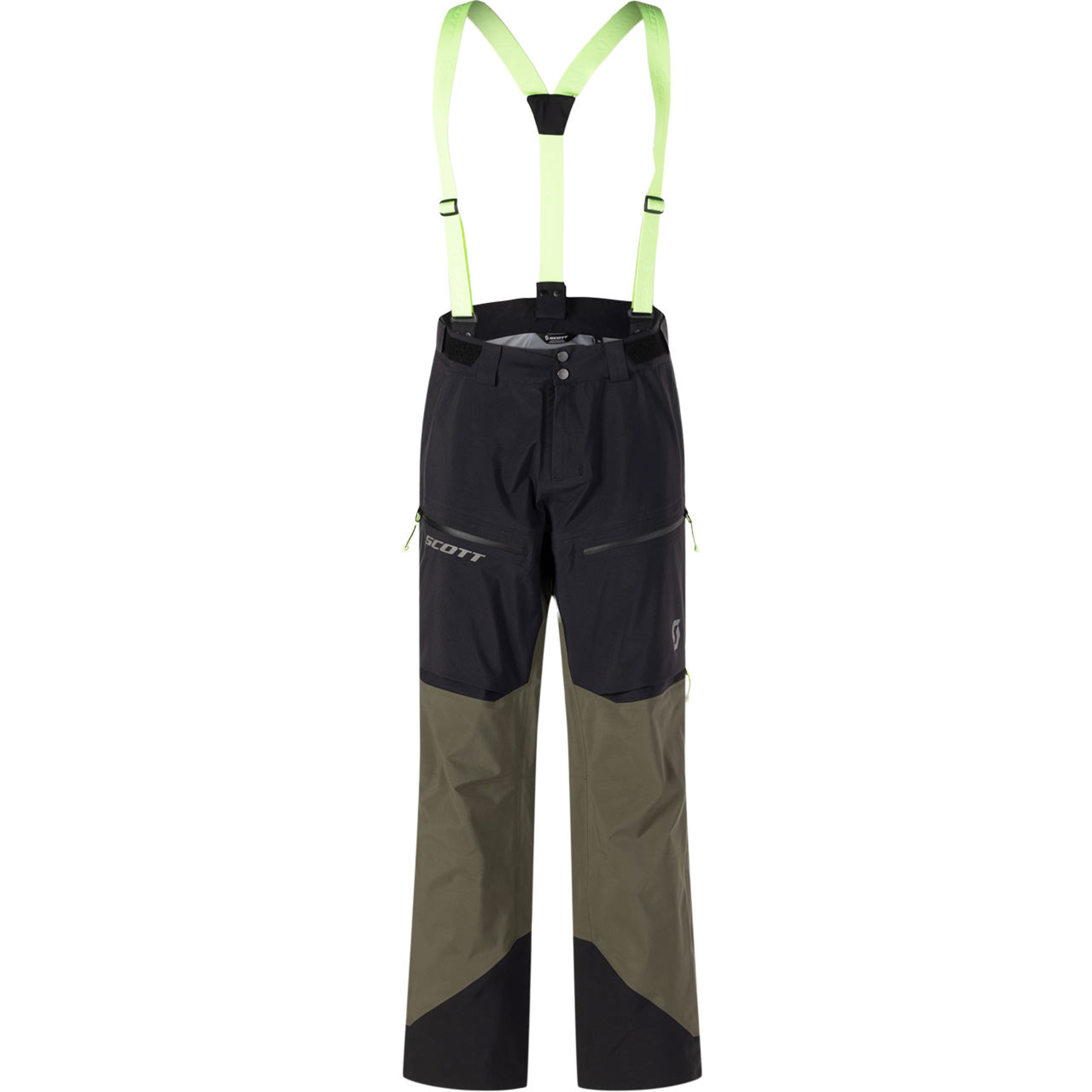 Брюки Scott EXPLORAIR GTX 3L douglas, мужские, зелёный, чёрный