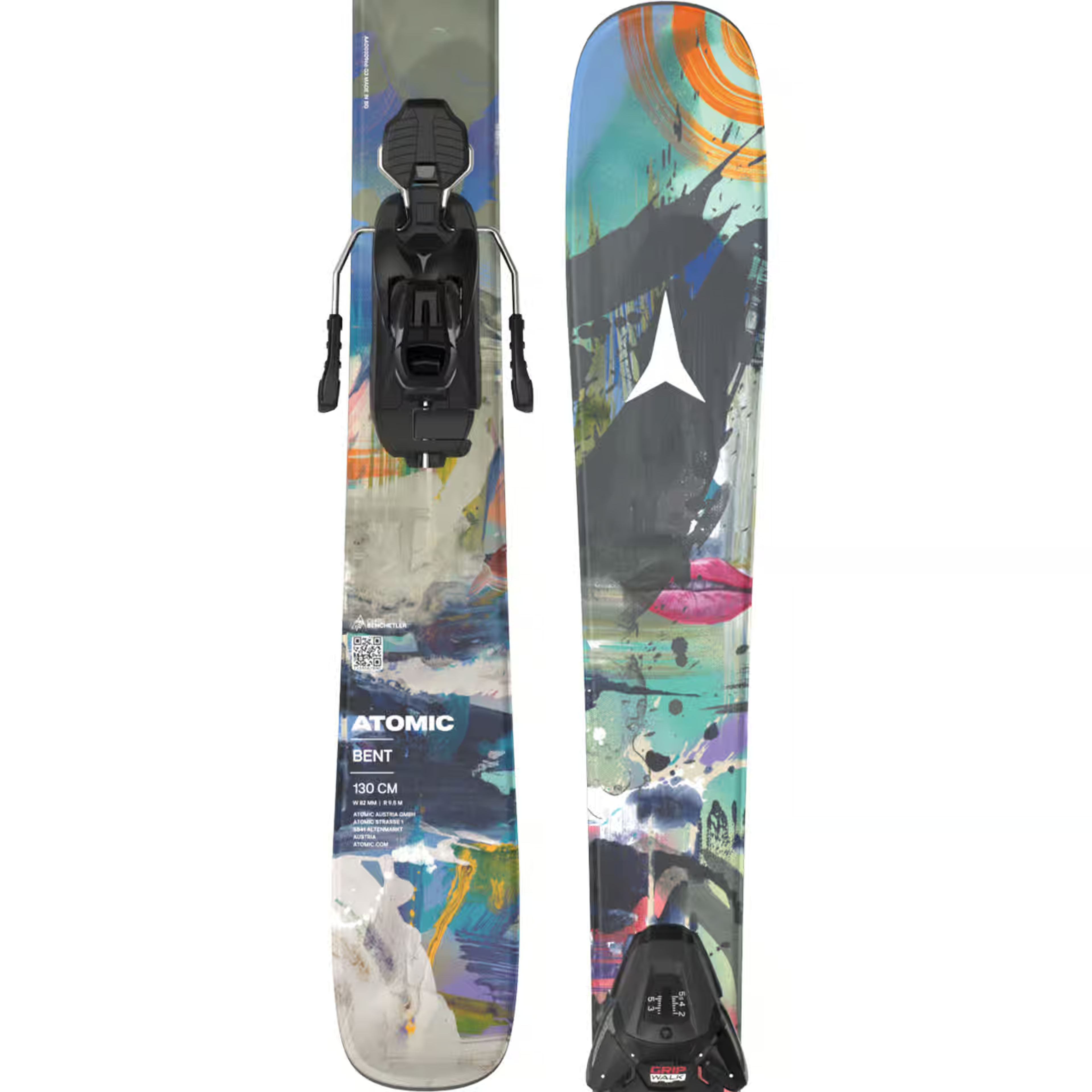 Горные лыжи Atomic Bent III + L6 GW, детские