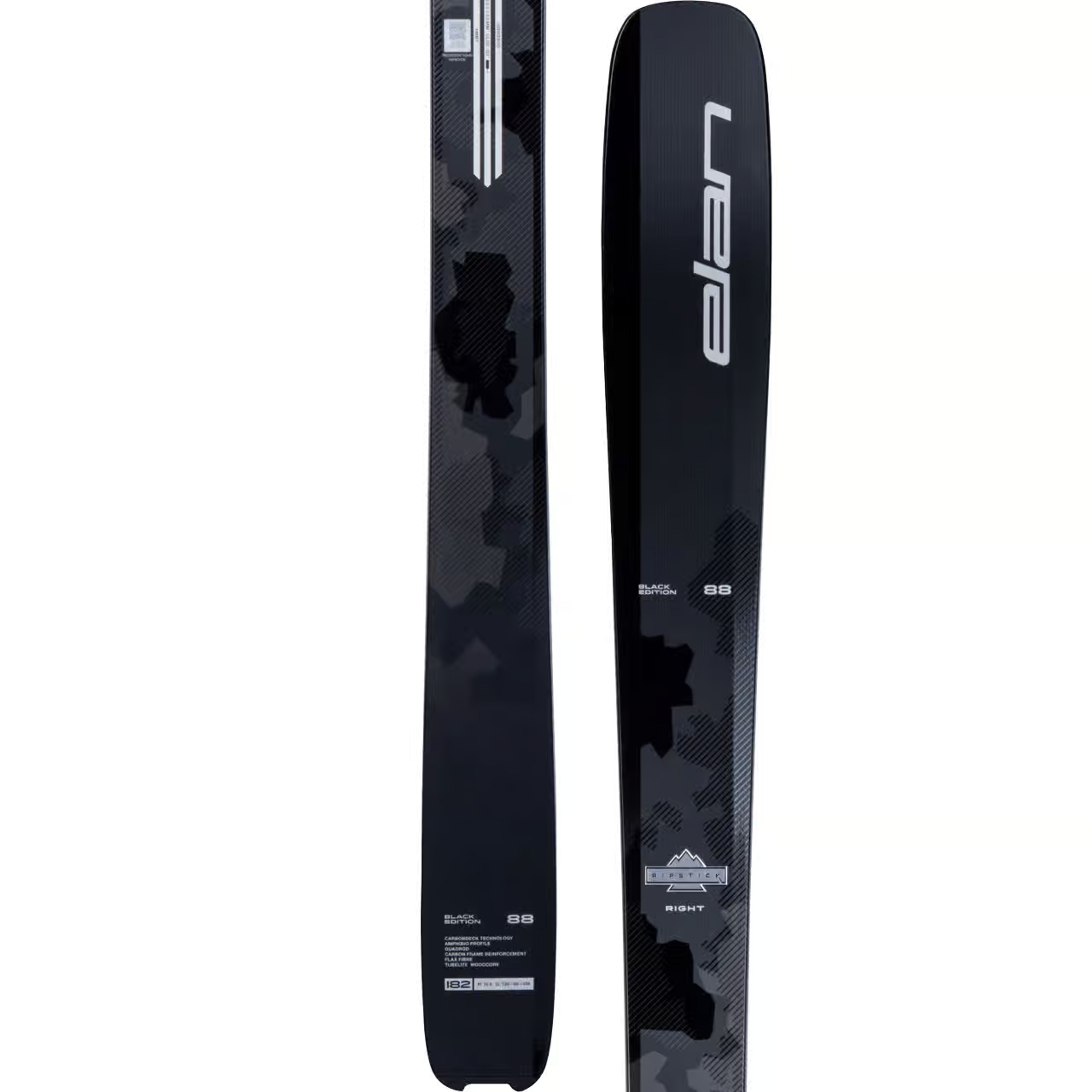 Горные лыжи Elan Ripstick 88 Edition, чёрный