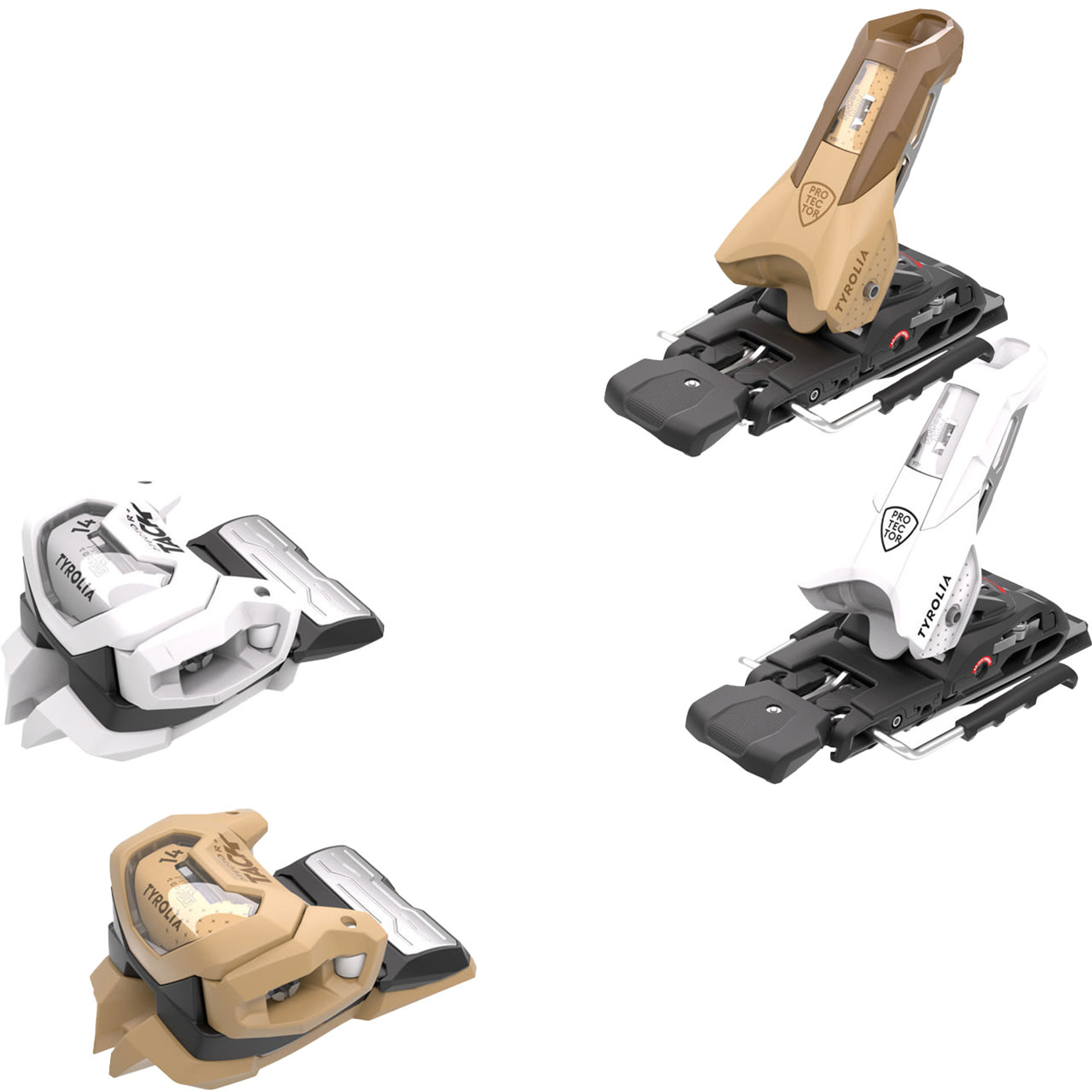 Защита Tyrolia Protector+ Attack 14 GW Edition, песочный, белый