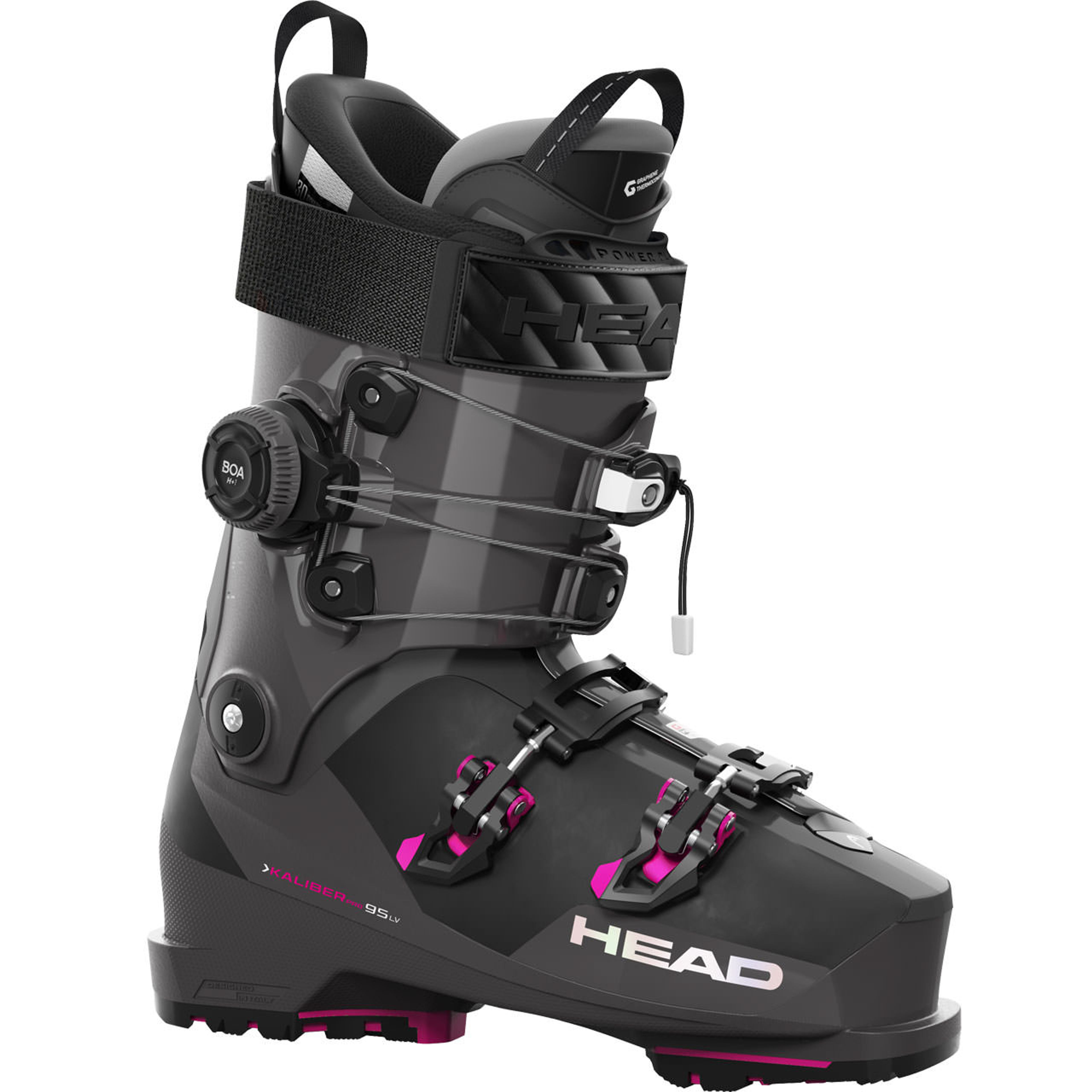 Горнолыжные ботинки Head Kaliber Pro 95 W LV GW BOA fucsia, антрацит