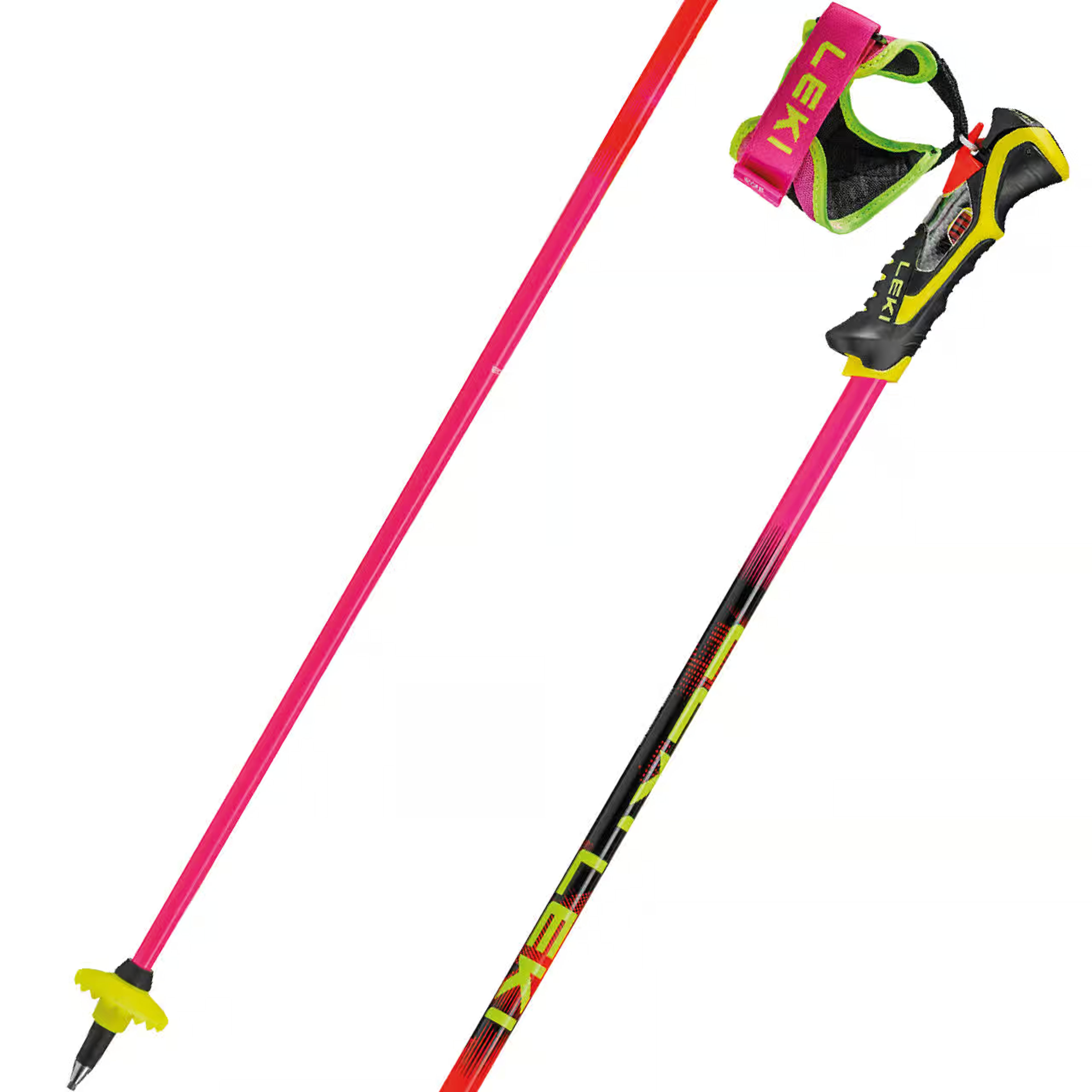 Лыжные палки Leki Venom SL TR bright neonpink neonorange neonyellow