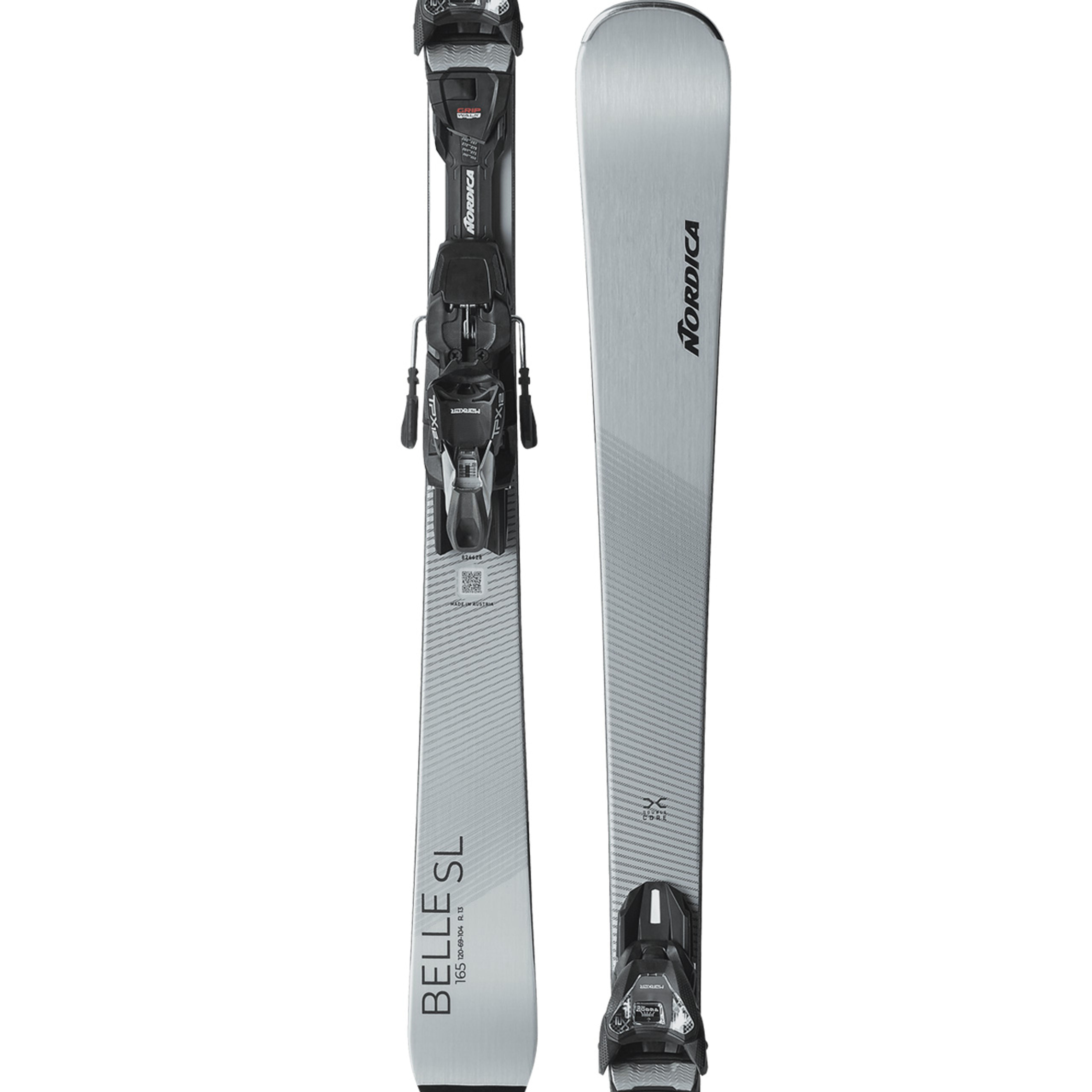 Горные лыжи Nordica Belle SL DC FDT, серый, чёрный
